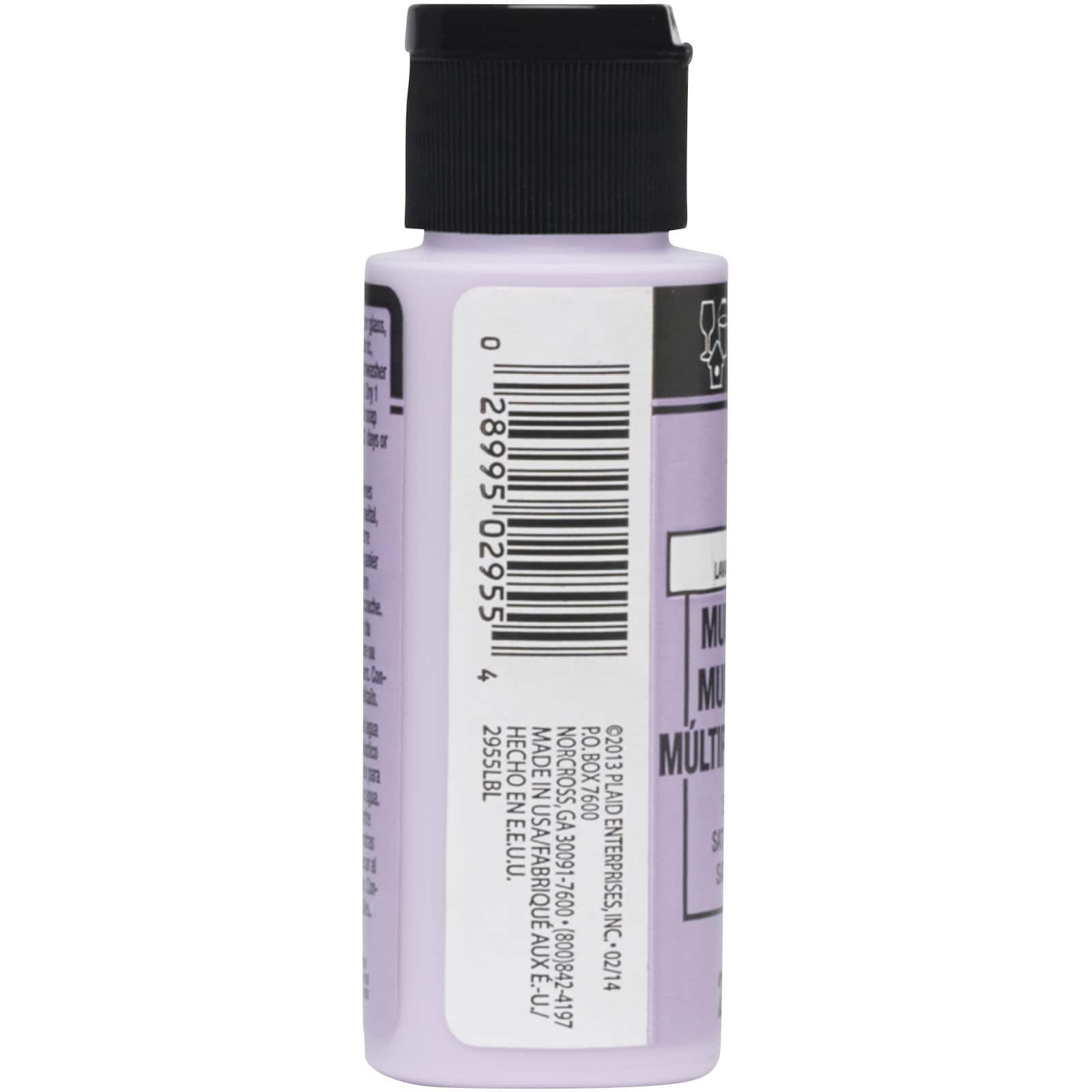12 Pack: FolkArt® Multi-Surface Satin Acrylic Paint, 2oz.