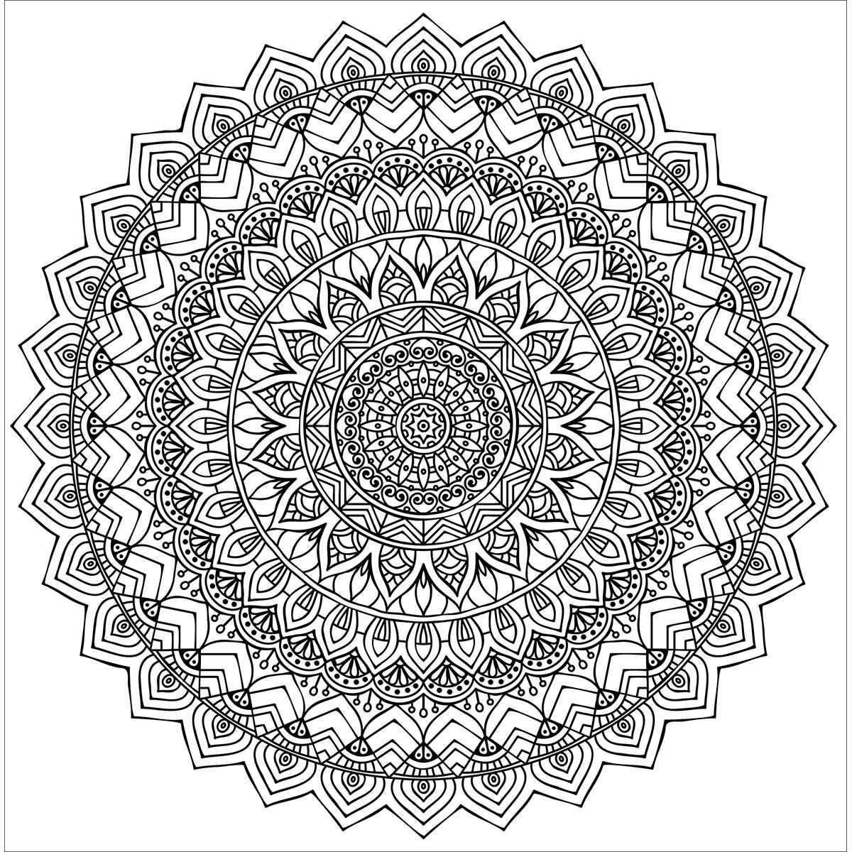 Design Works™ Zenbroidery™ Mandala Stamped Embroidery Kit