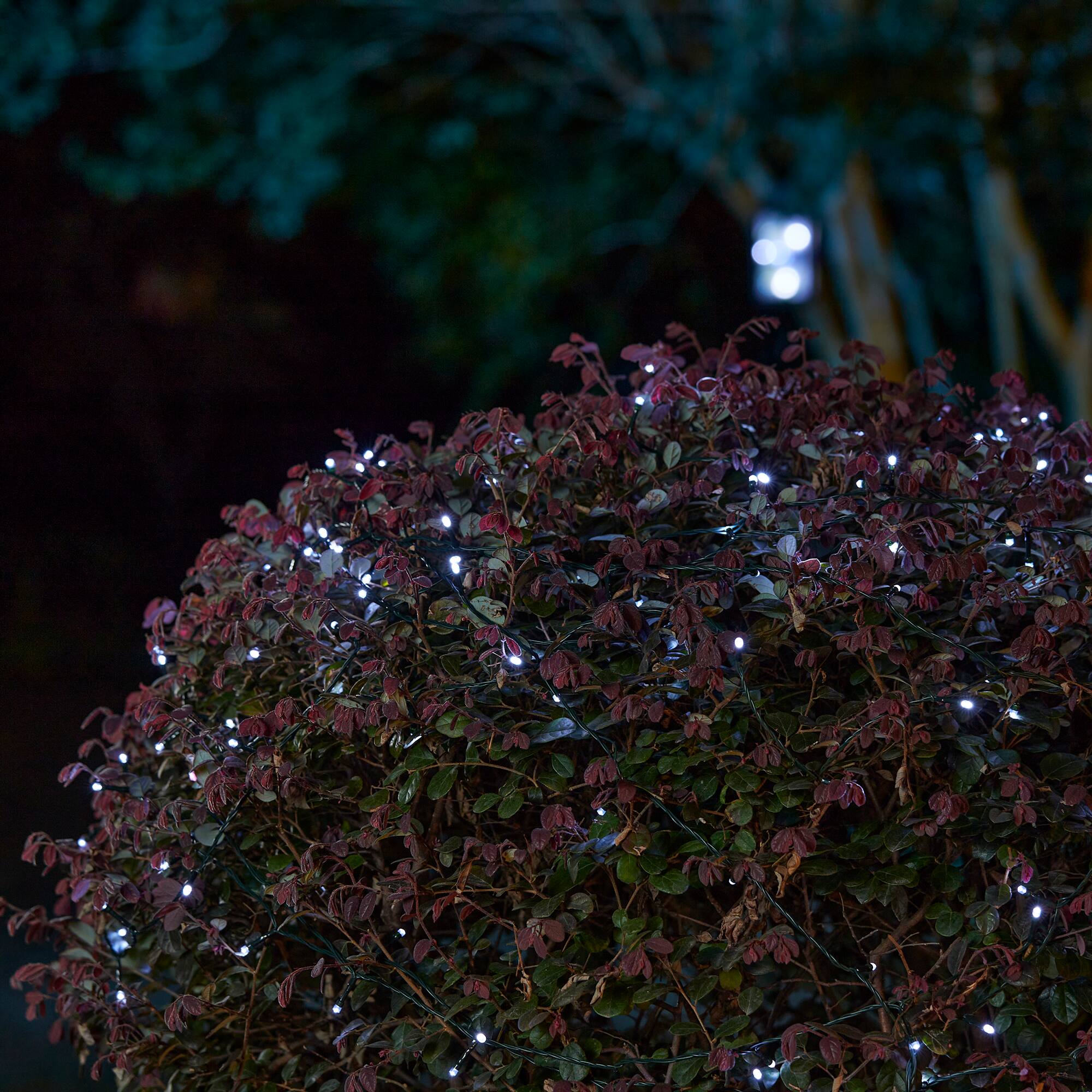 Glitzhome® 72ft. 200ct. LED Solar String Light with 200 LED Lights, 2ct.