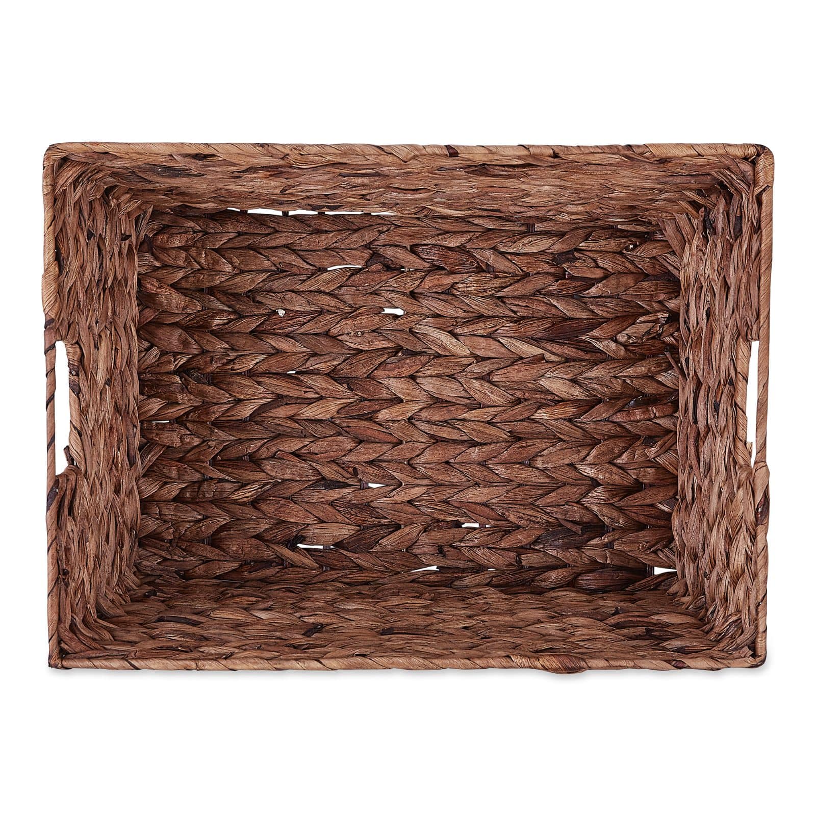 DII® Dark Brown Water Hyacinth Basket Set