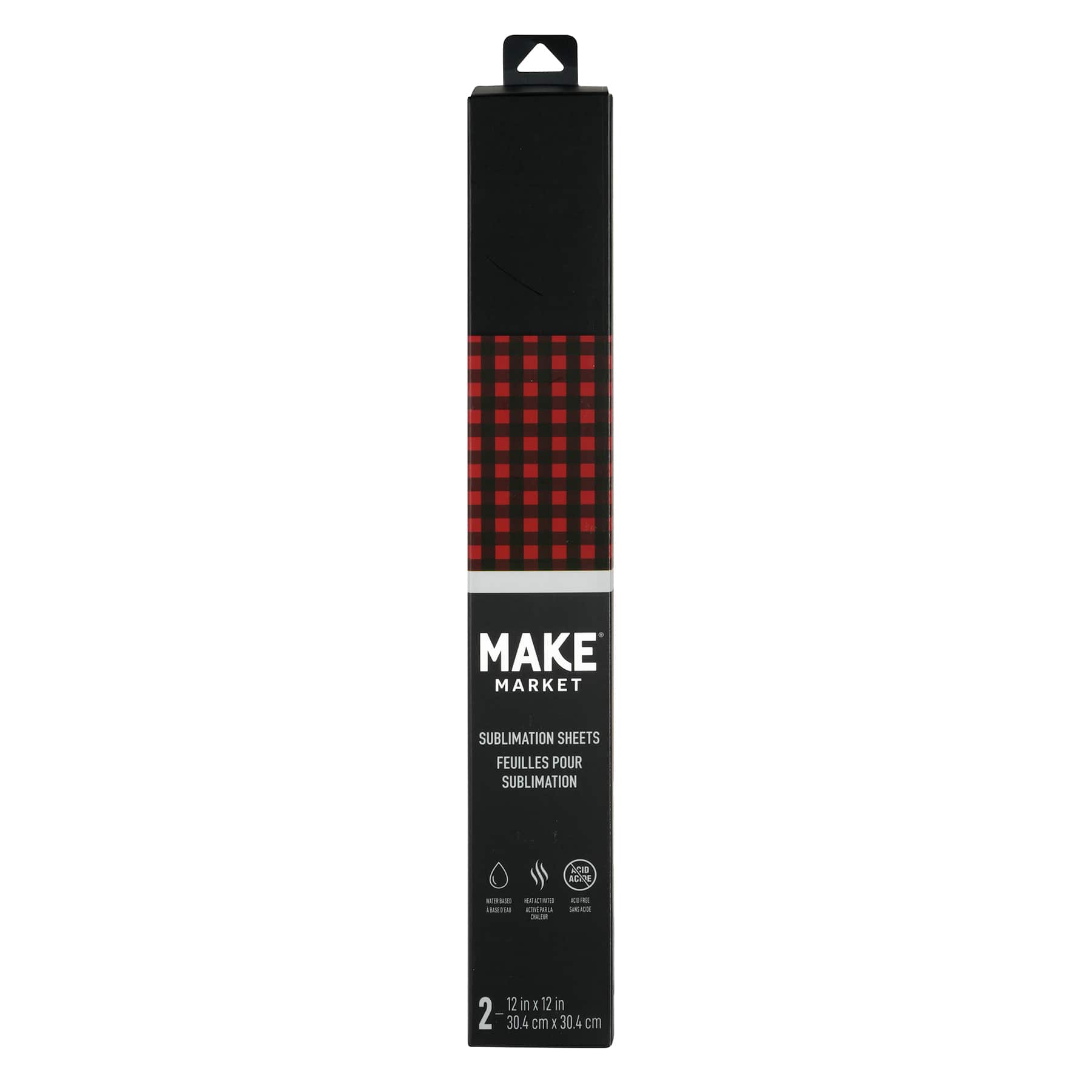 Red & Black Plaid Sublimation Sheets by Make Market®