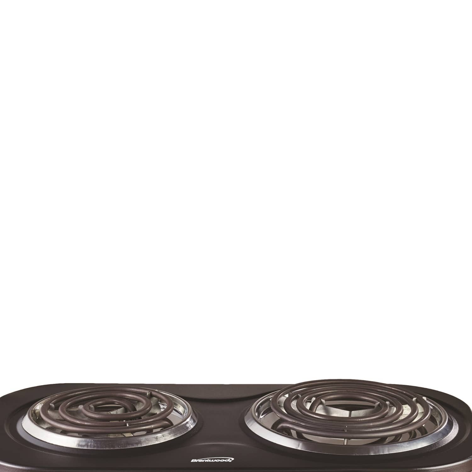 Brentwood Black 1,500 Watt Double Electric Burner