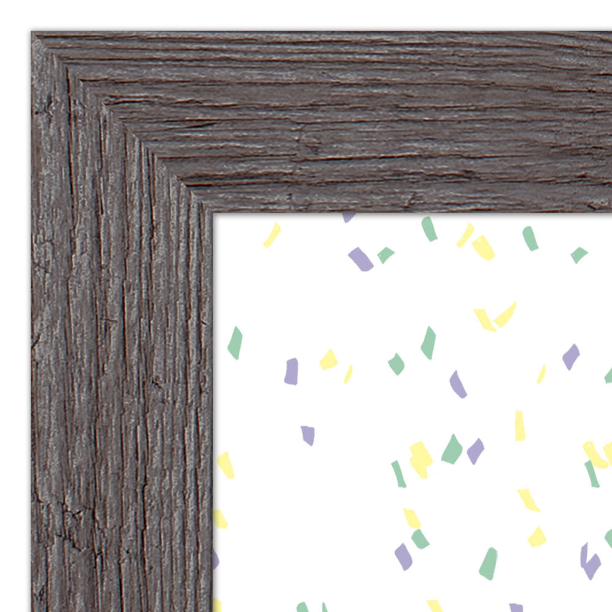 Take Me Nola Confetti Western Gray Framed Print