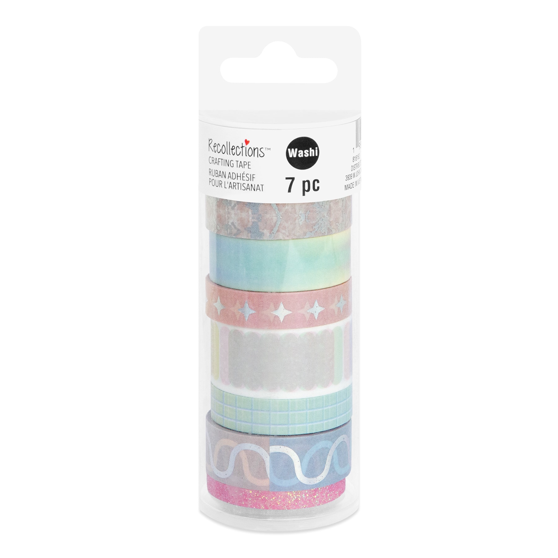 7-Piece Dreamscape Washi Tape Tube by Recollections™