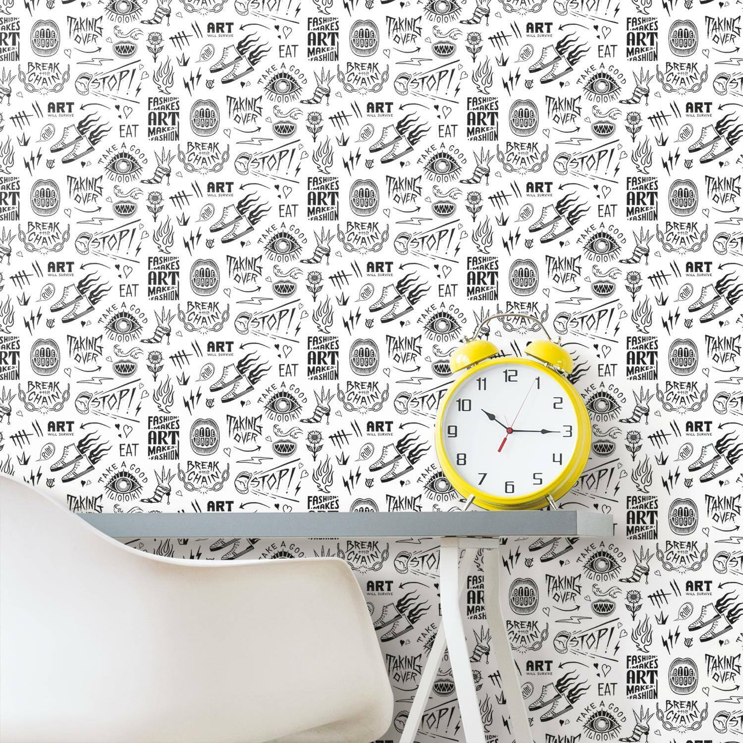 RoomMates Disney Cruella Graffiti Peel & Stick Wallpaper