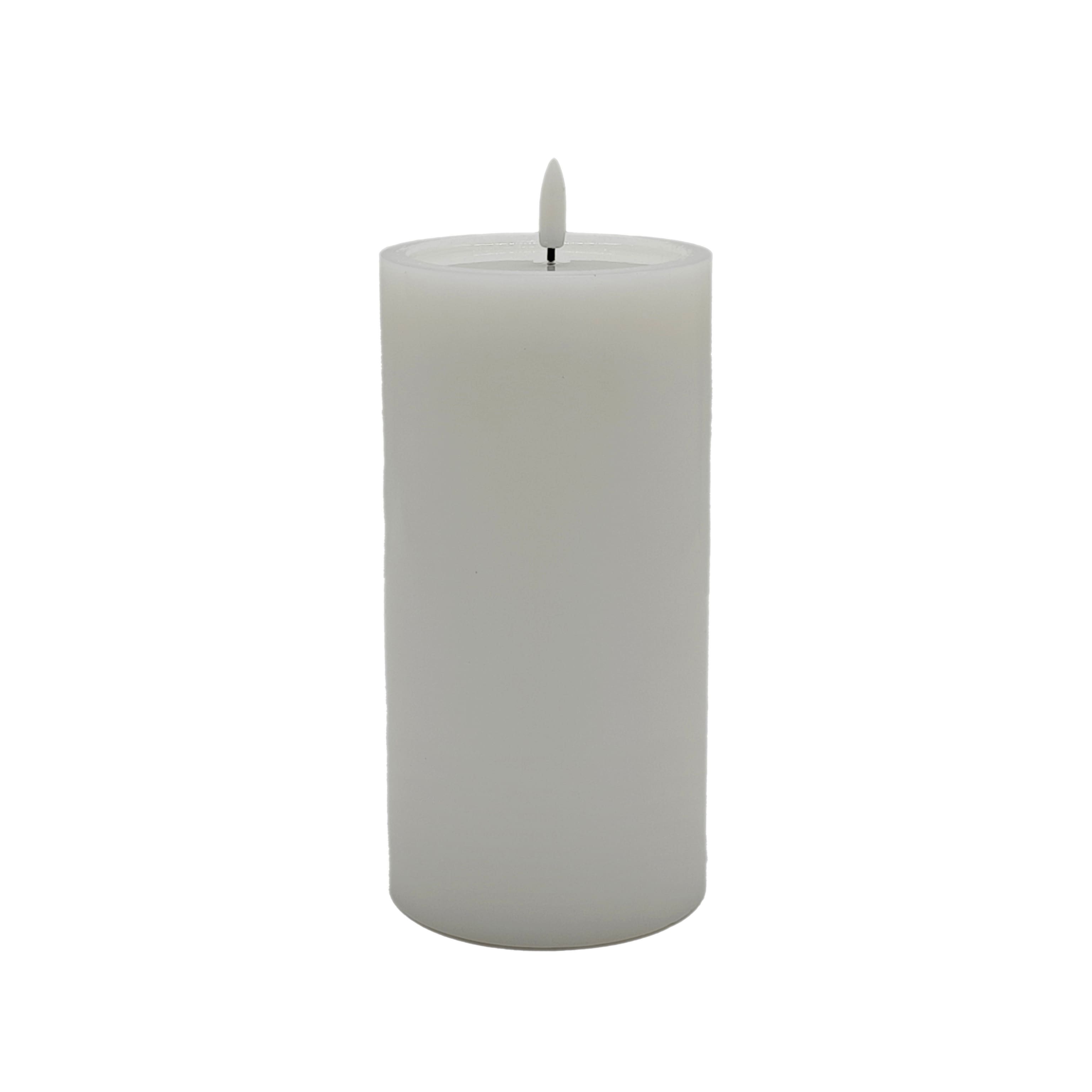 4" x 8" LED Wax Pillar Flickering Candle by Ashland