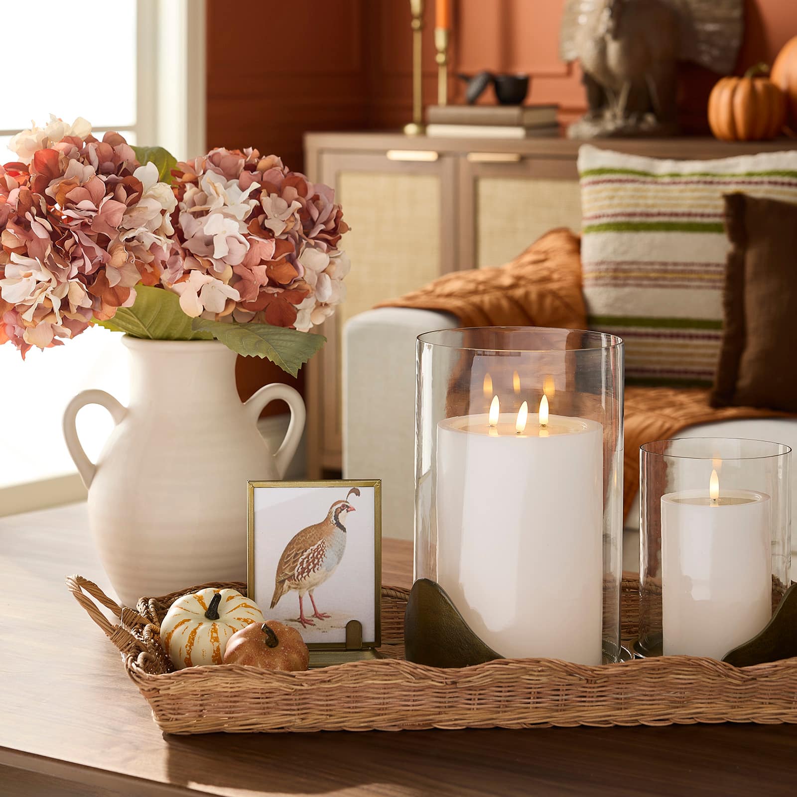 Glass Pillar Candle Holder by Ashland