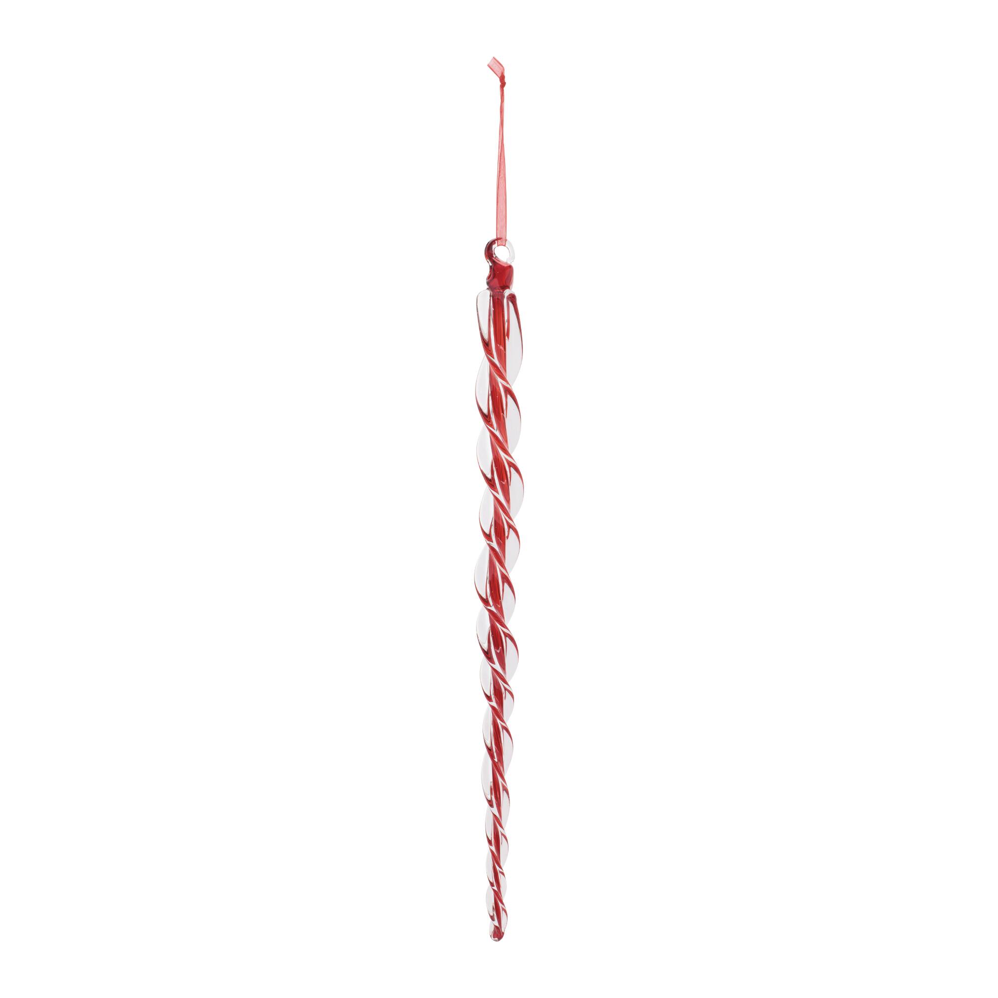 Melrose Icicle Glass Ornaments Set