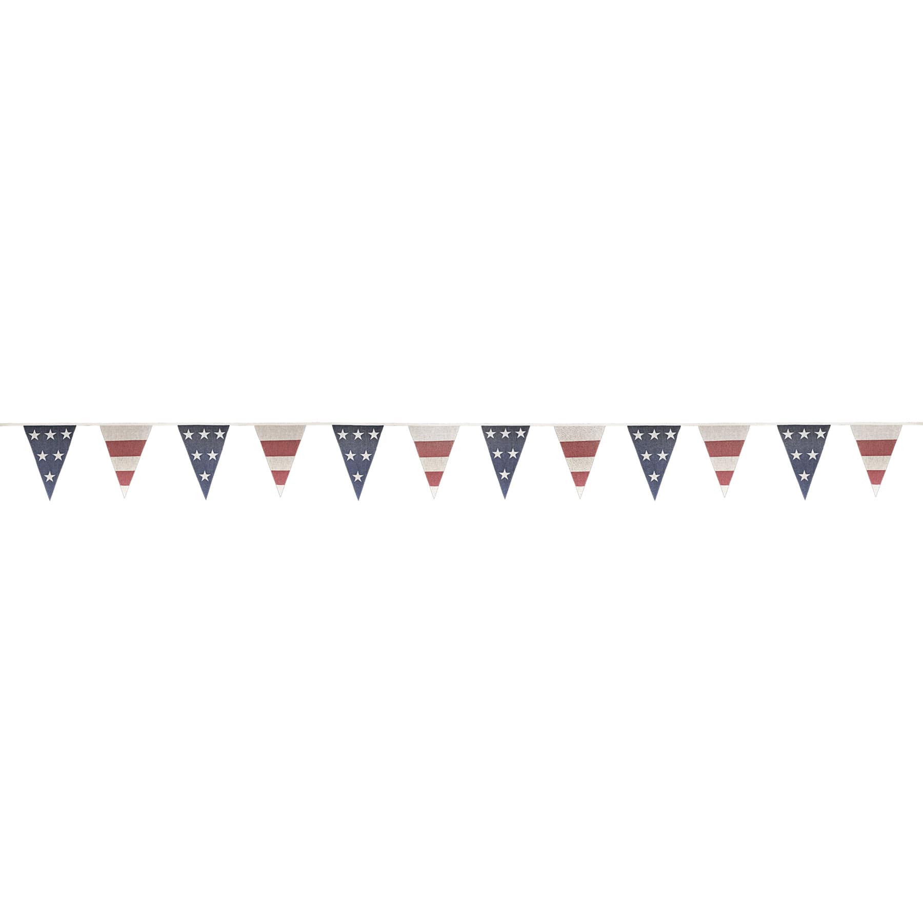 Beistle 9.5" x 12ft. Americana Fabric Pennant Banner
