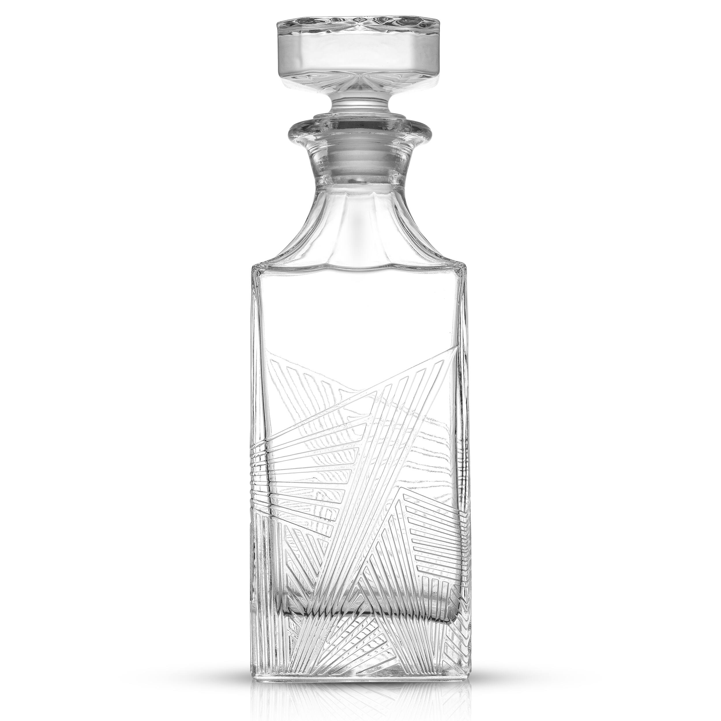 JoyJolt® 27oz. Gatsby Art Deco Whiskey Decanter