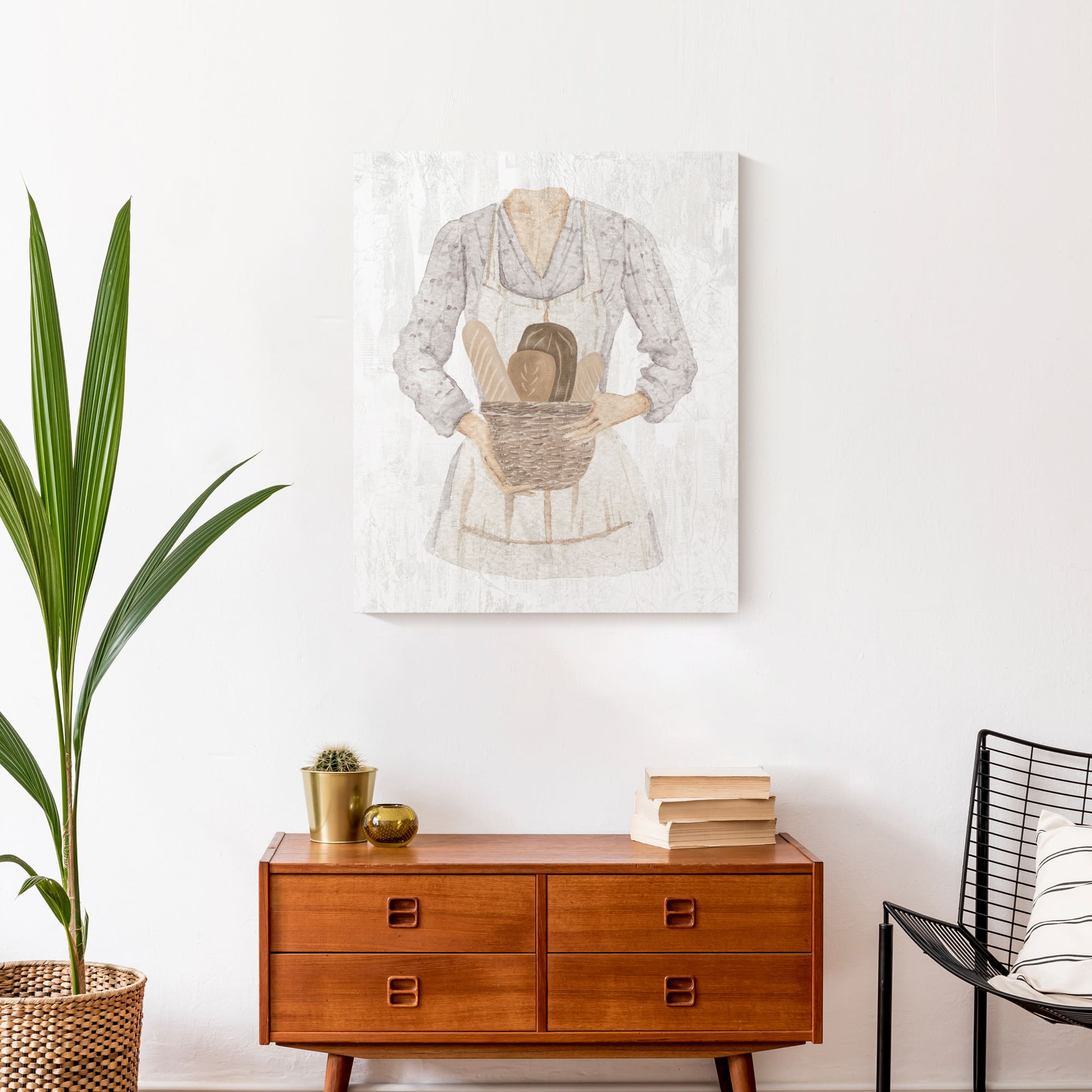 Bread Baker 20" x 24" Canvas Wall Art