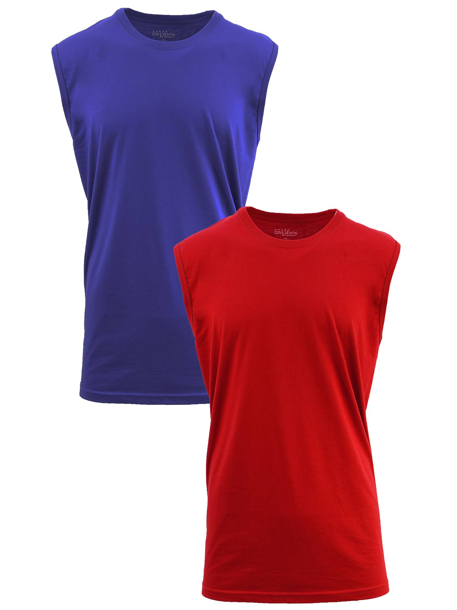 Galaxy by Harvic Muscle Tank Men's T-Shirt 2 Pack