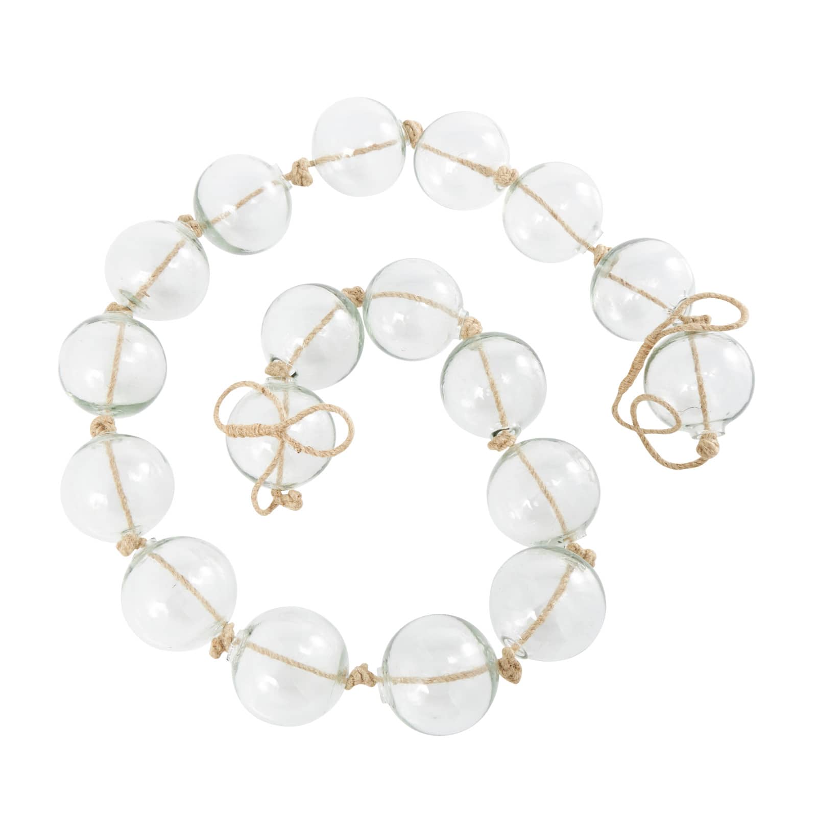 8ft. Extra Long Handmade Glass Beaded Garland with Tassels