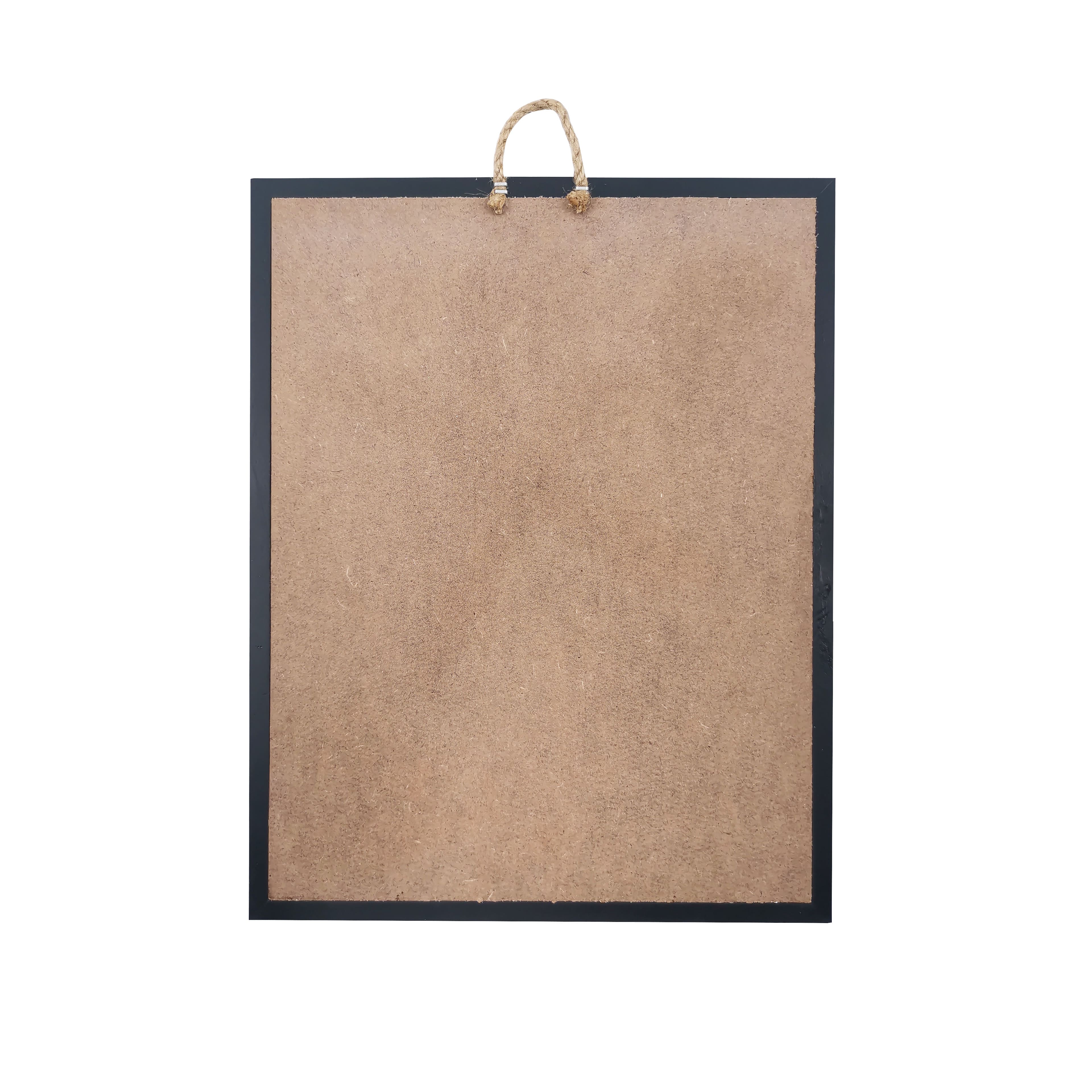 6 Pack: 8" x 10" White Plaque with Black Frame by Make Market®