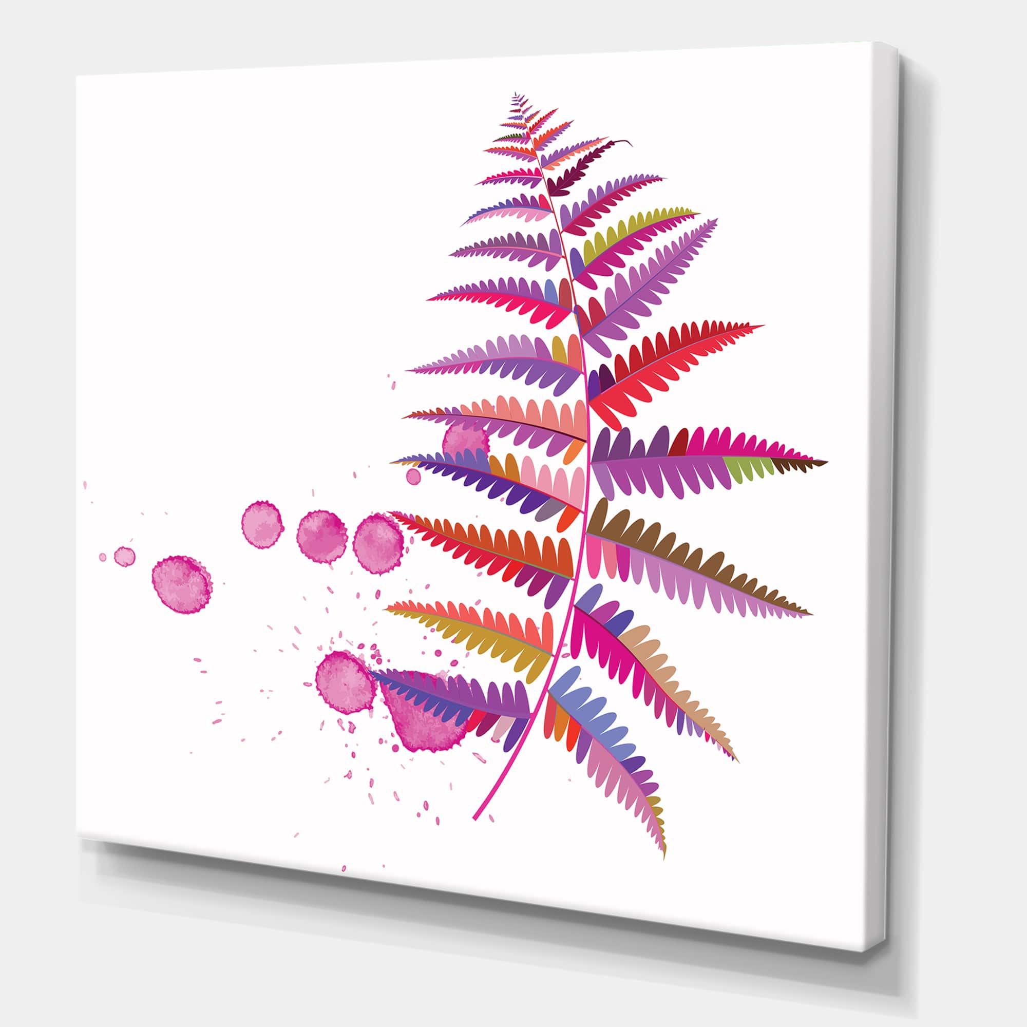 Designart - Purple Fern