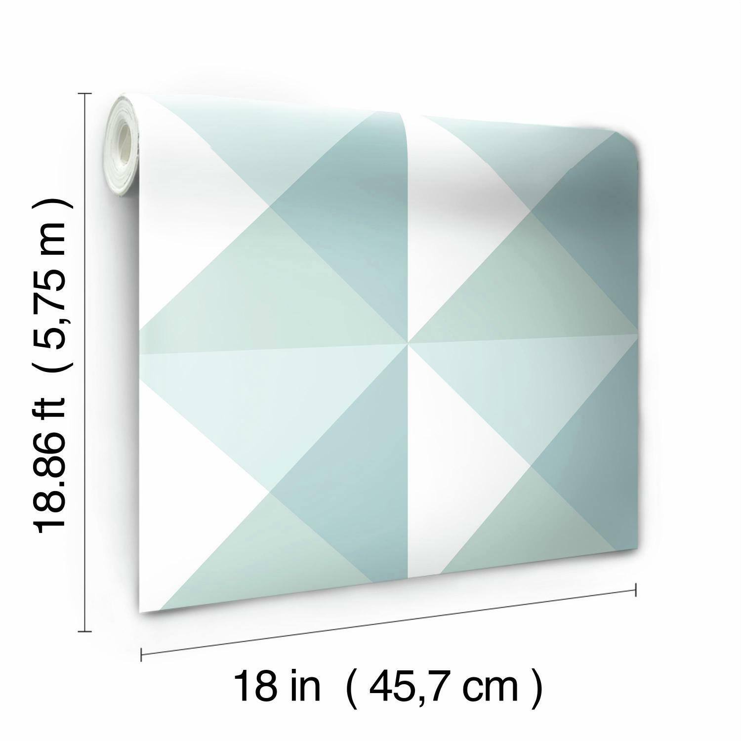 RoomMates Origami Peel & Stick Wallpaper
