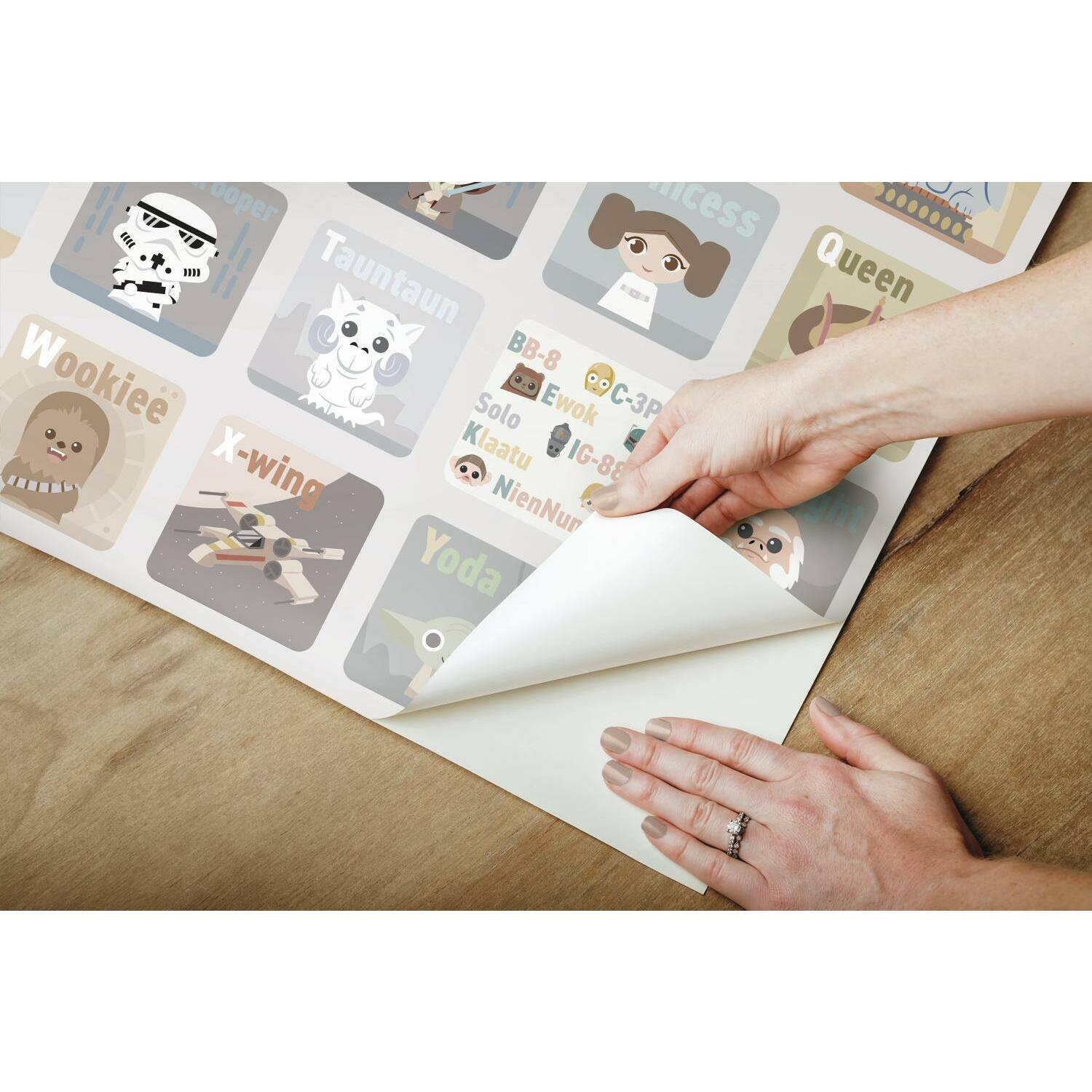 Star Wars Infant Alphabet Peel & Stick Wallpaper