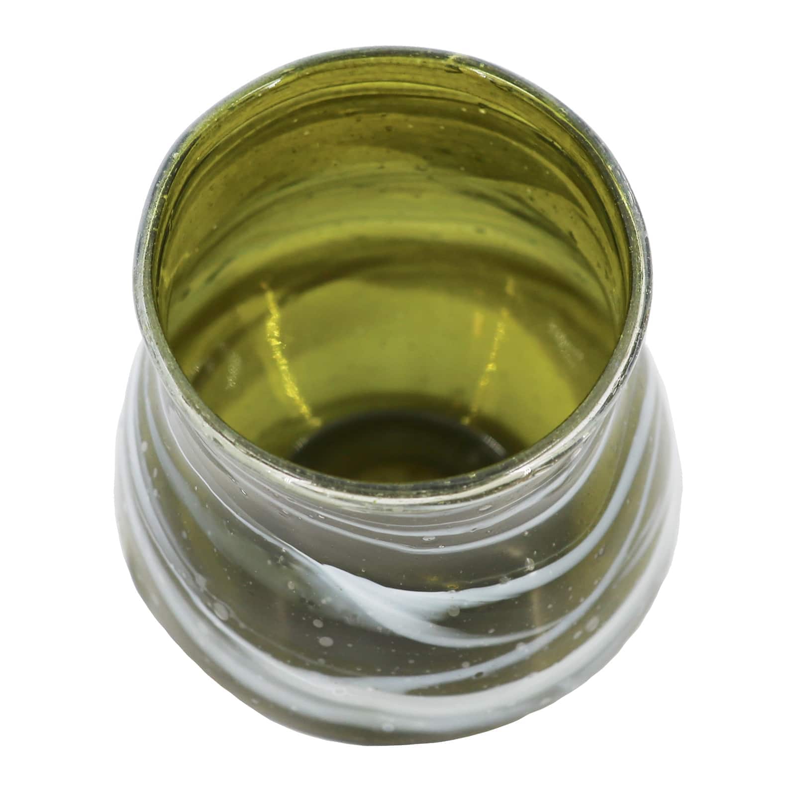 3.5" Swirl Decorative Glass Container by Ashland®