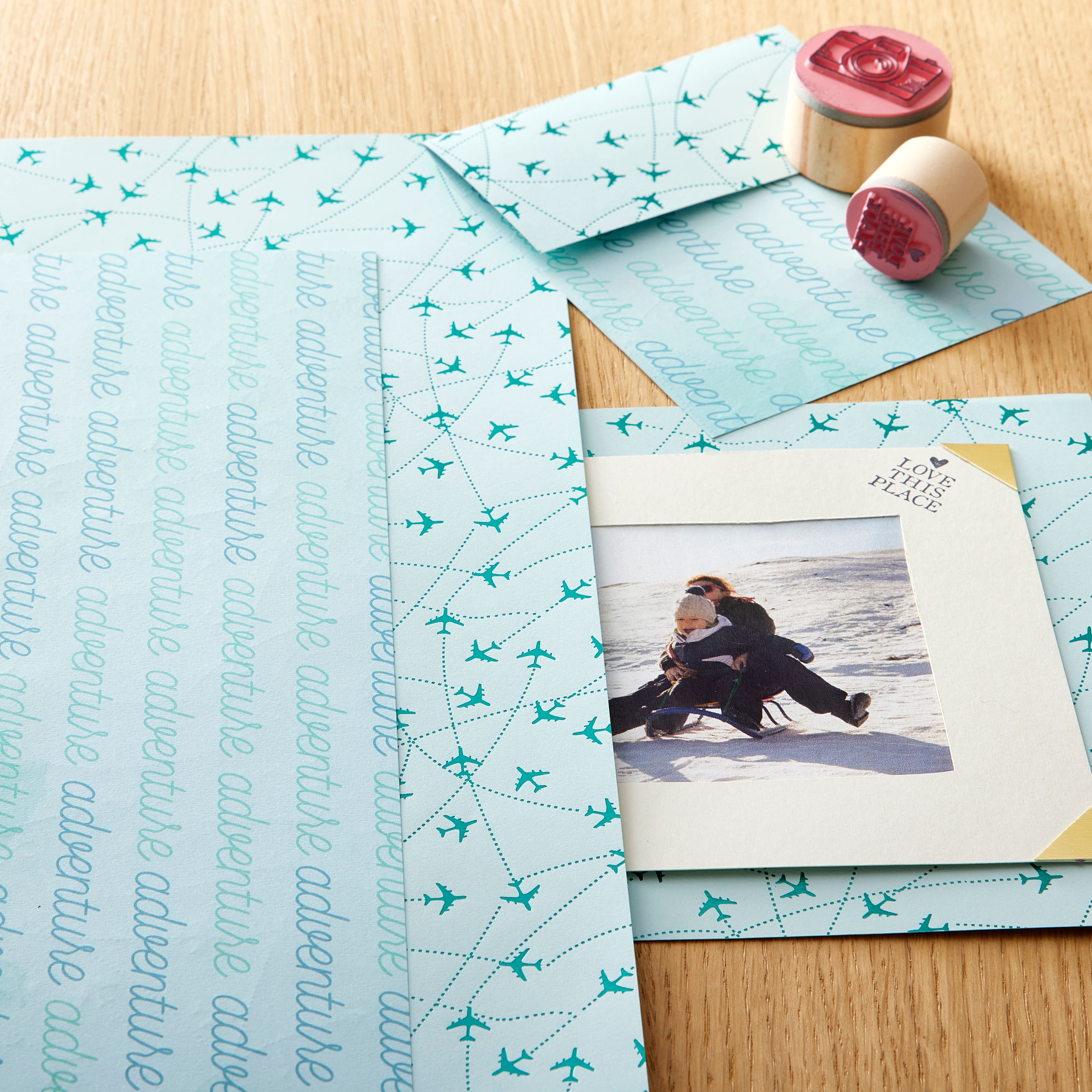 24 Pack: Airplane Paper by Recollections™, 12" x 12"