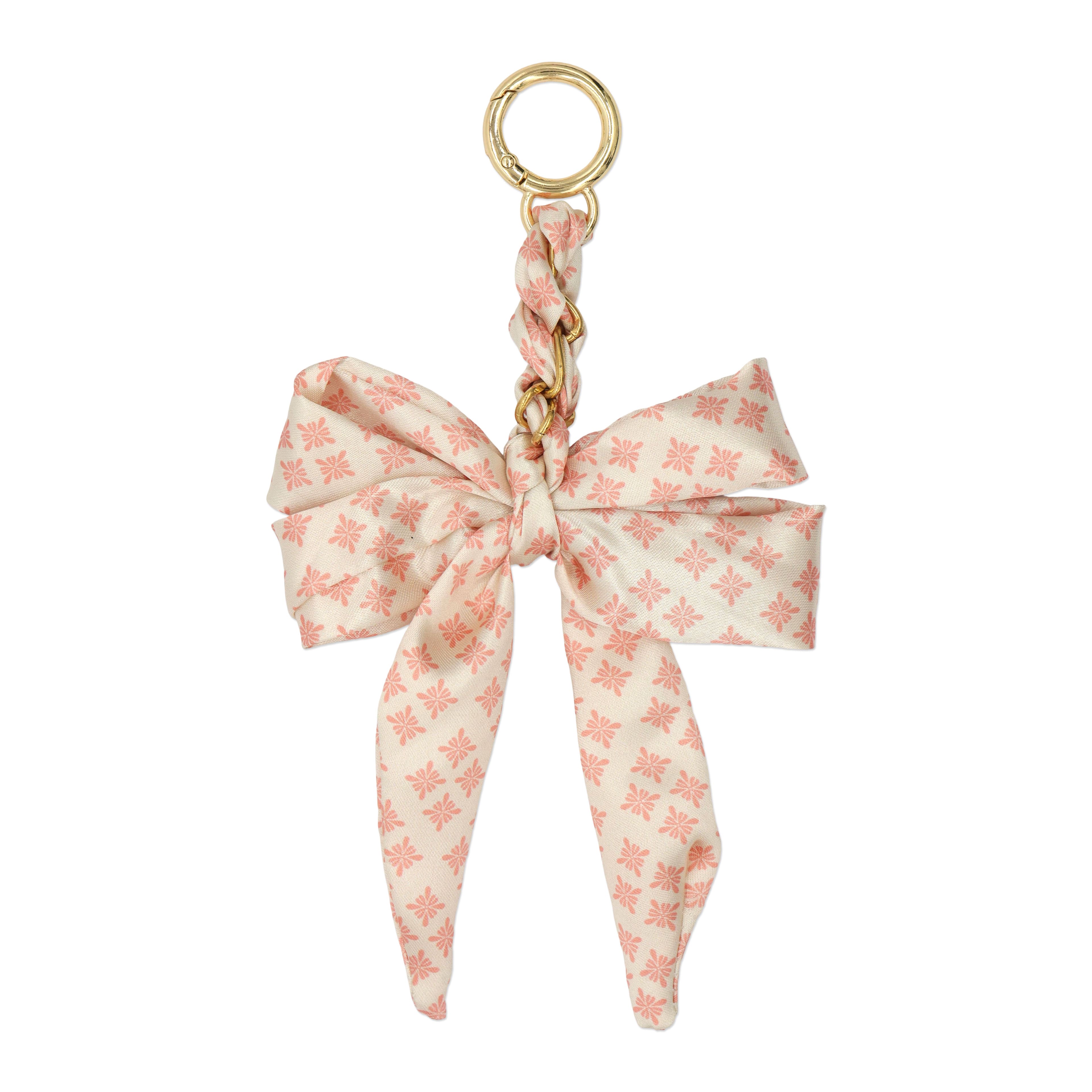 Summer Fashion Floral Splash Bow Bag Charm by Make Market®