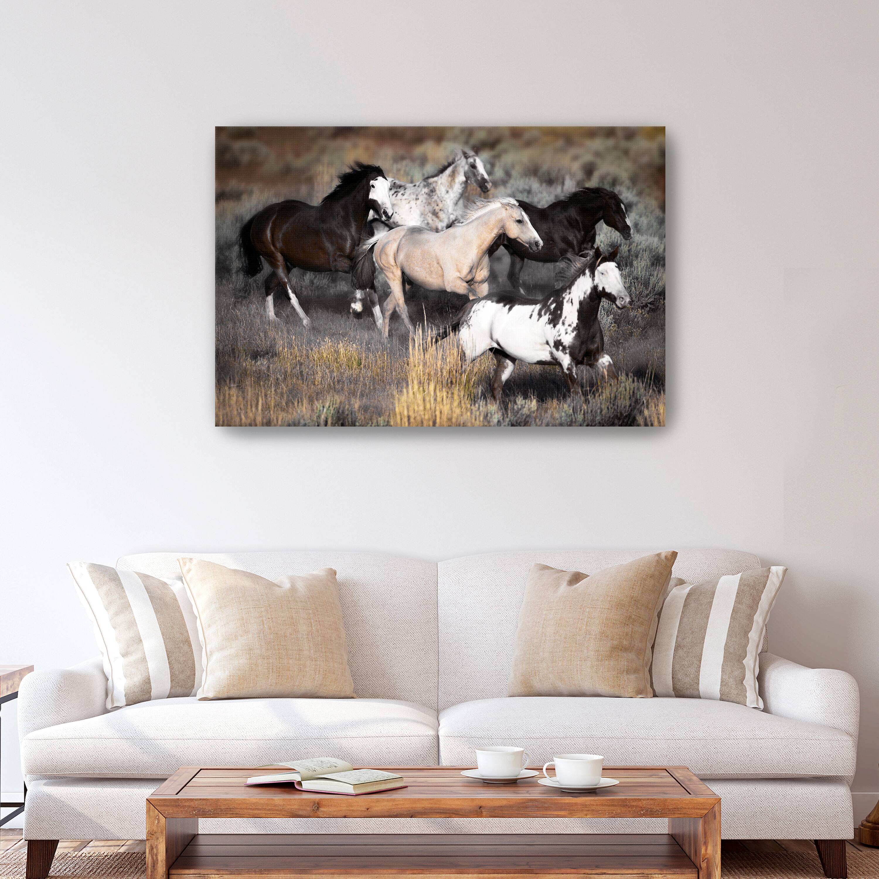 High Prairie Run Canvas Giclee