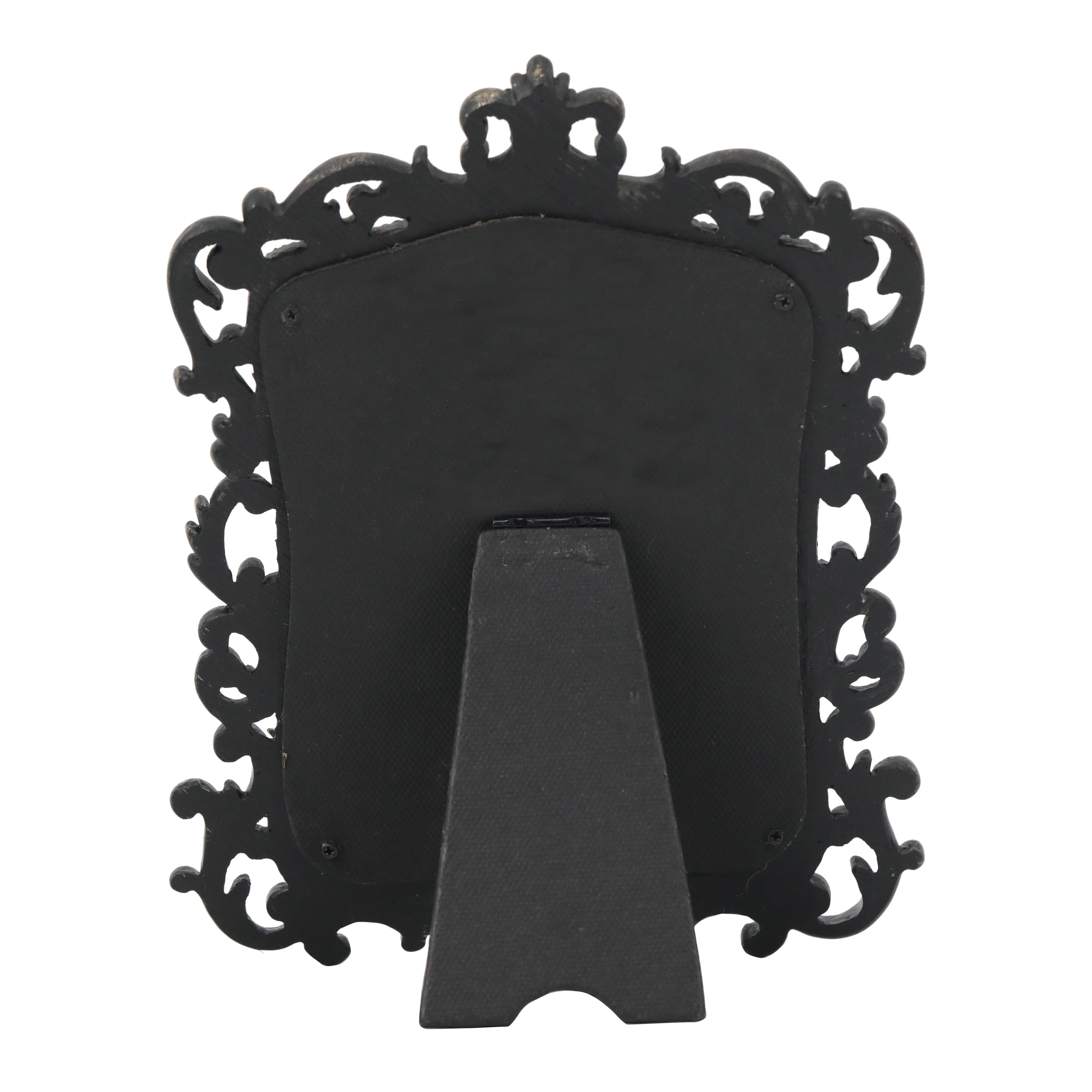 7.5" x 9.5" Black Framed Skull & Books Tabletop Décor by Ashland®