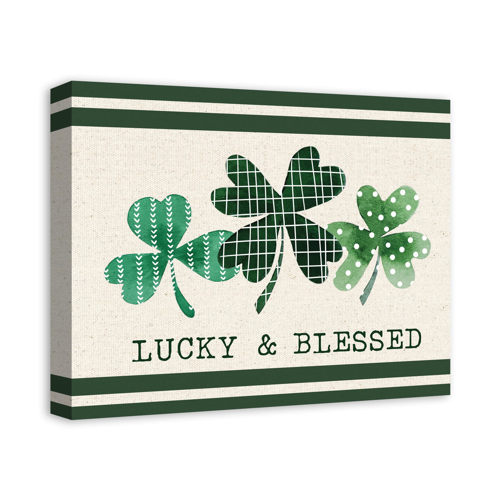 Clover Pattern 16" x 20" Canvas Wall Art