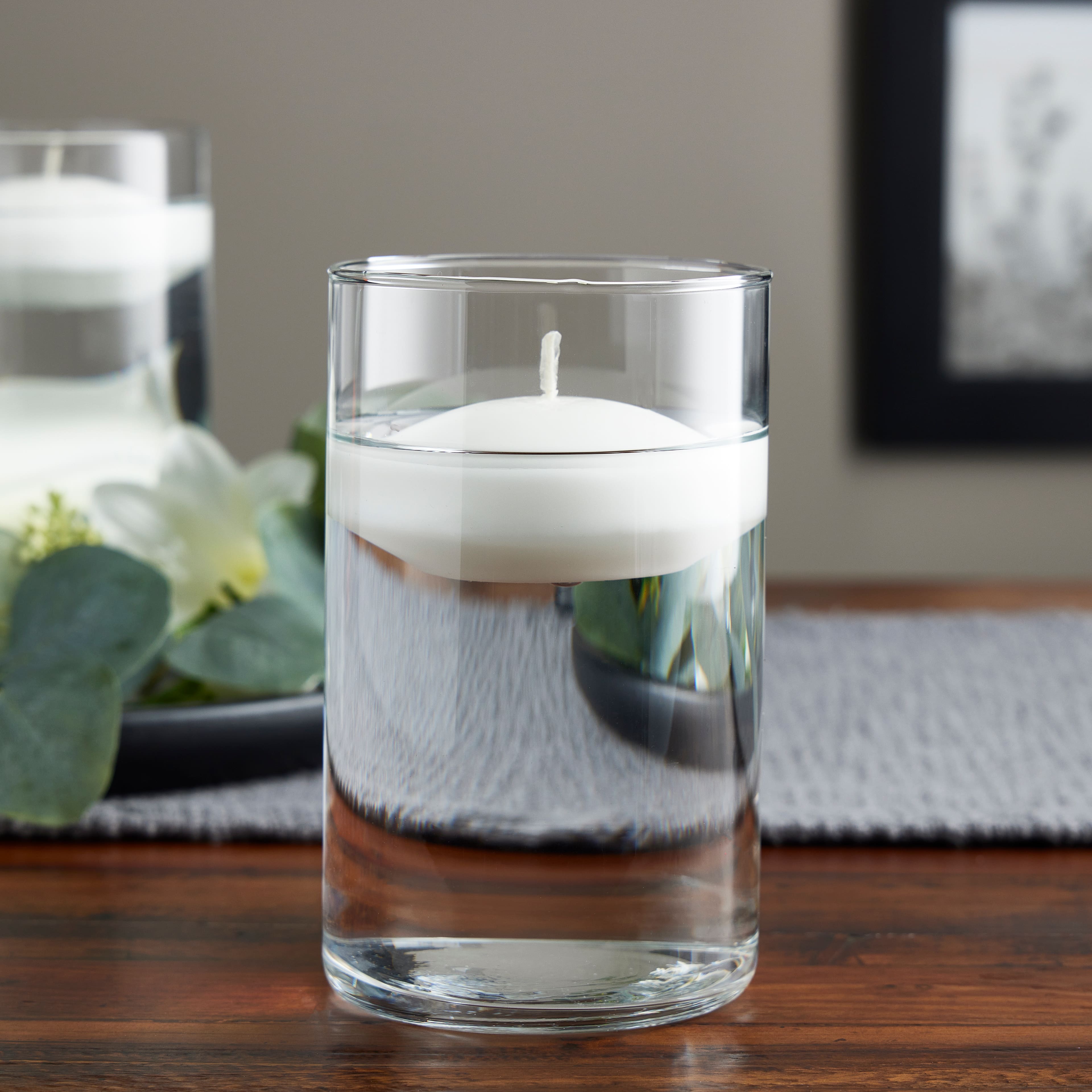 12 Pack: 6" Cylinder Glass Candle Holder by Ashland®