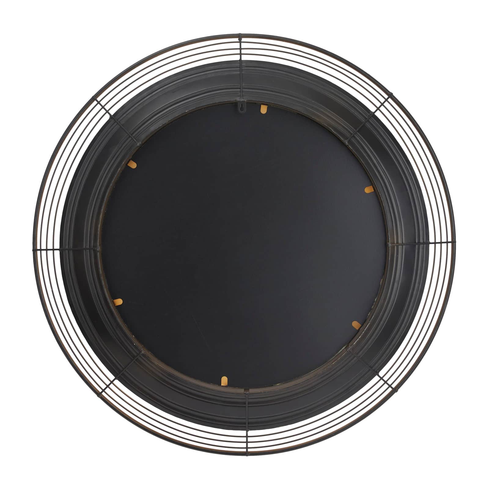 Brown Metal Bohemian Wall Mirror 36" x 36" x 4"