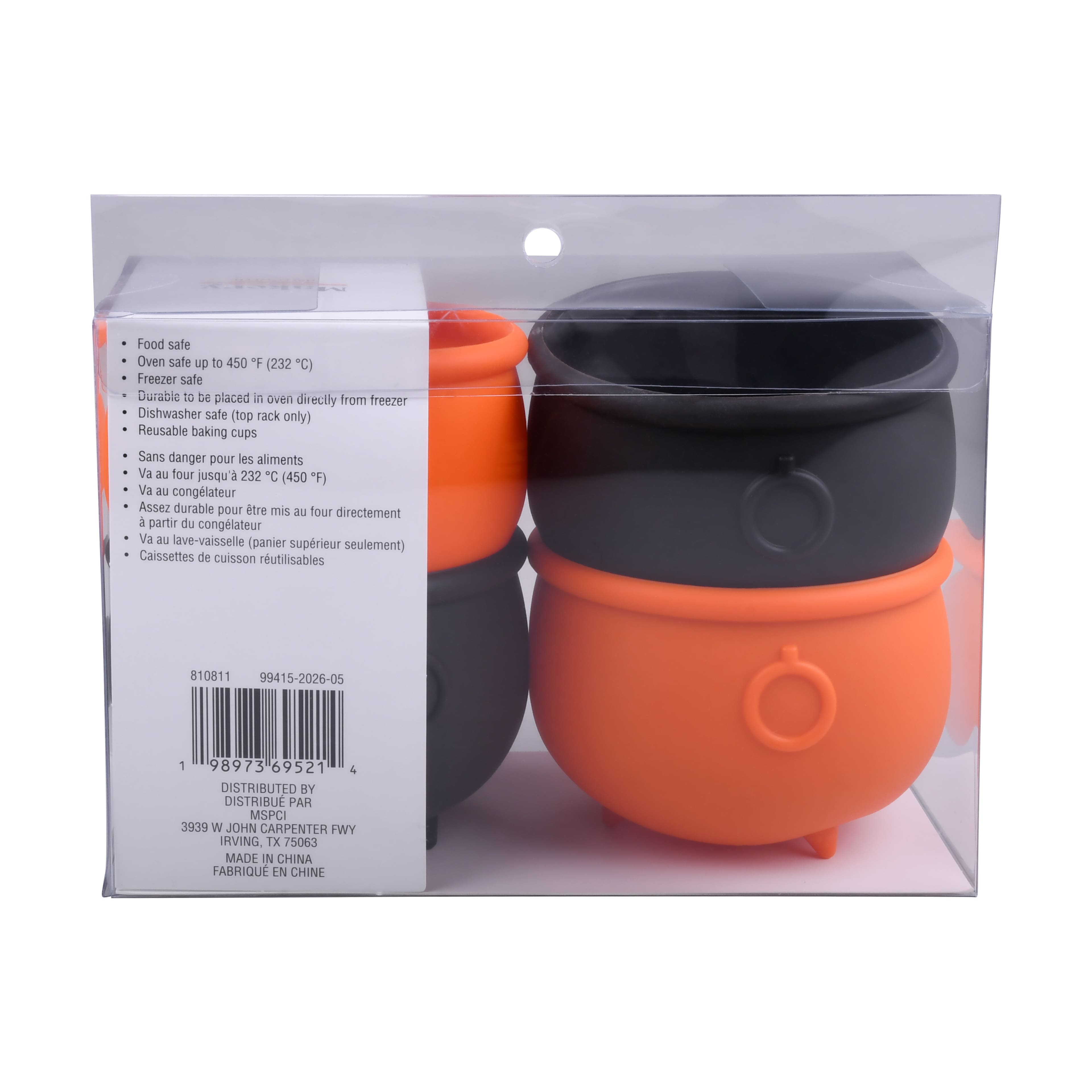 Halloween Cauldron Silicone Baking Cups, 4ct. by Makery™