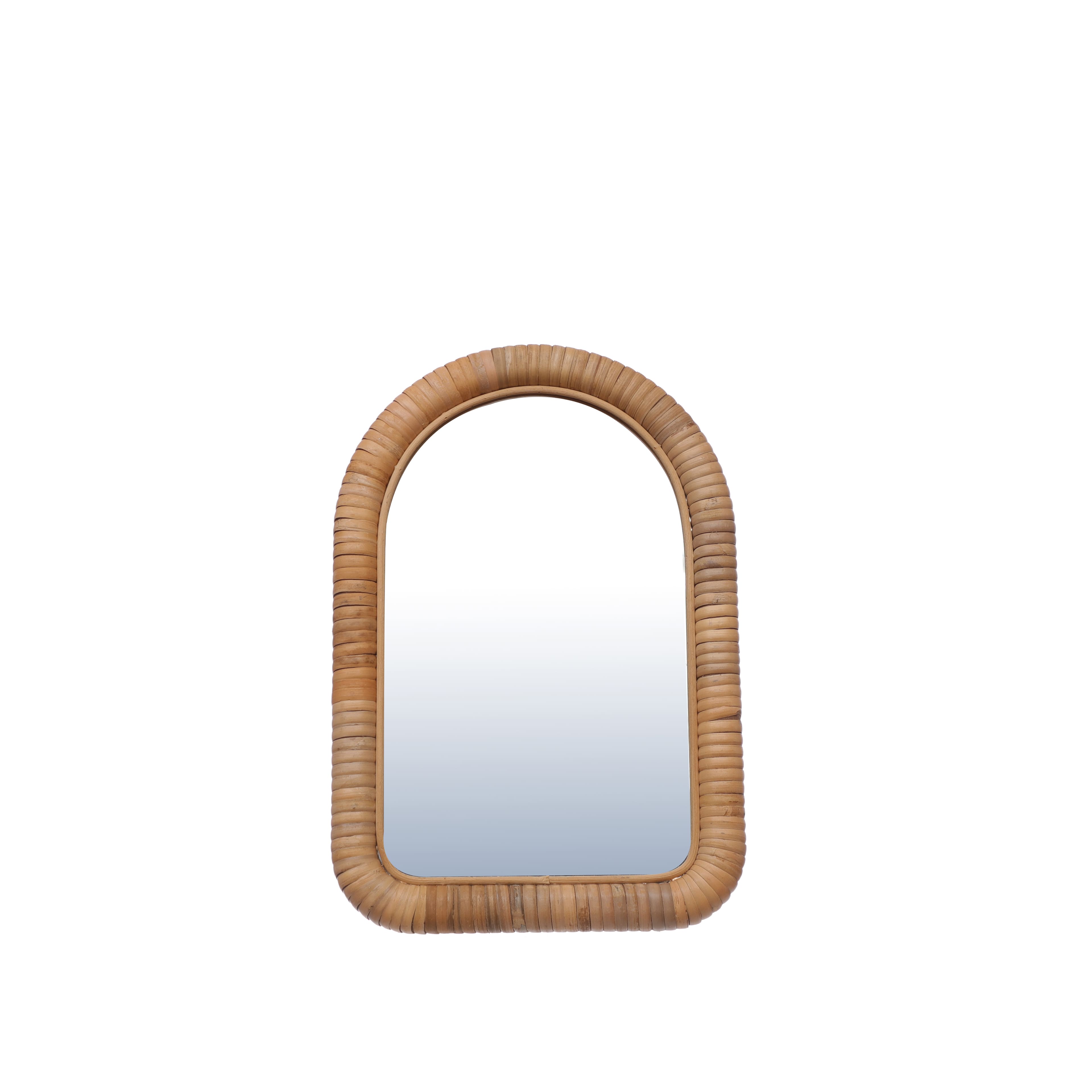 12" Arch Rattan Tabletop Mirror by Ashland®