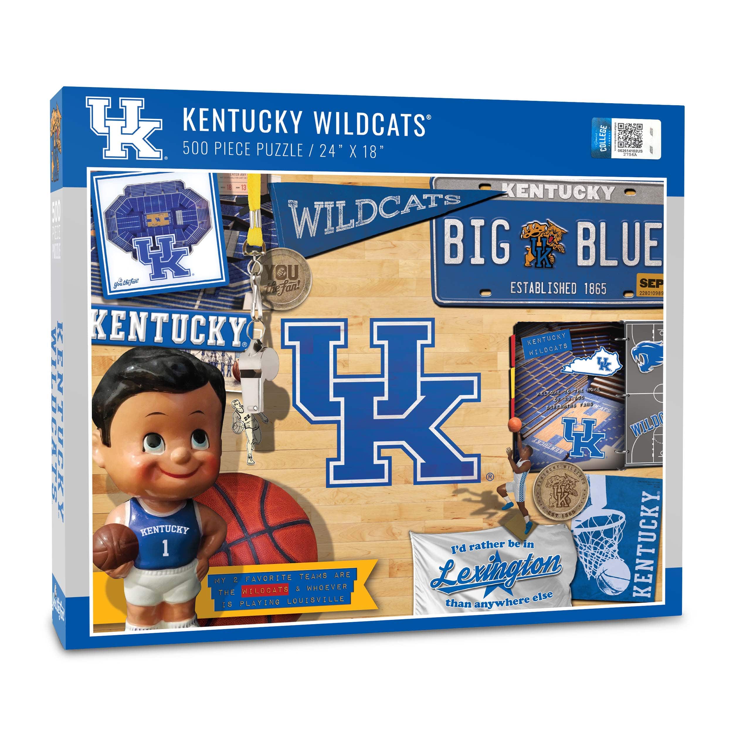 College Team Retro Series 500 Piece Puzzle By Youthefan in Kentucky Wildcats | 18" x 24" | Michaels®