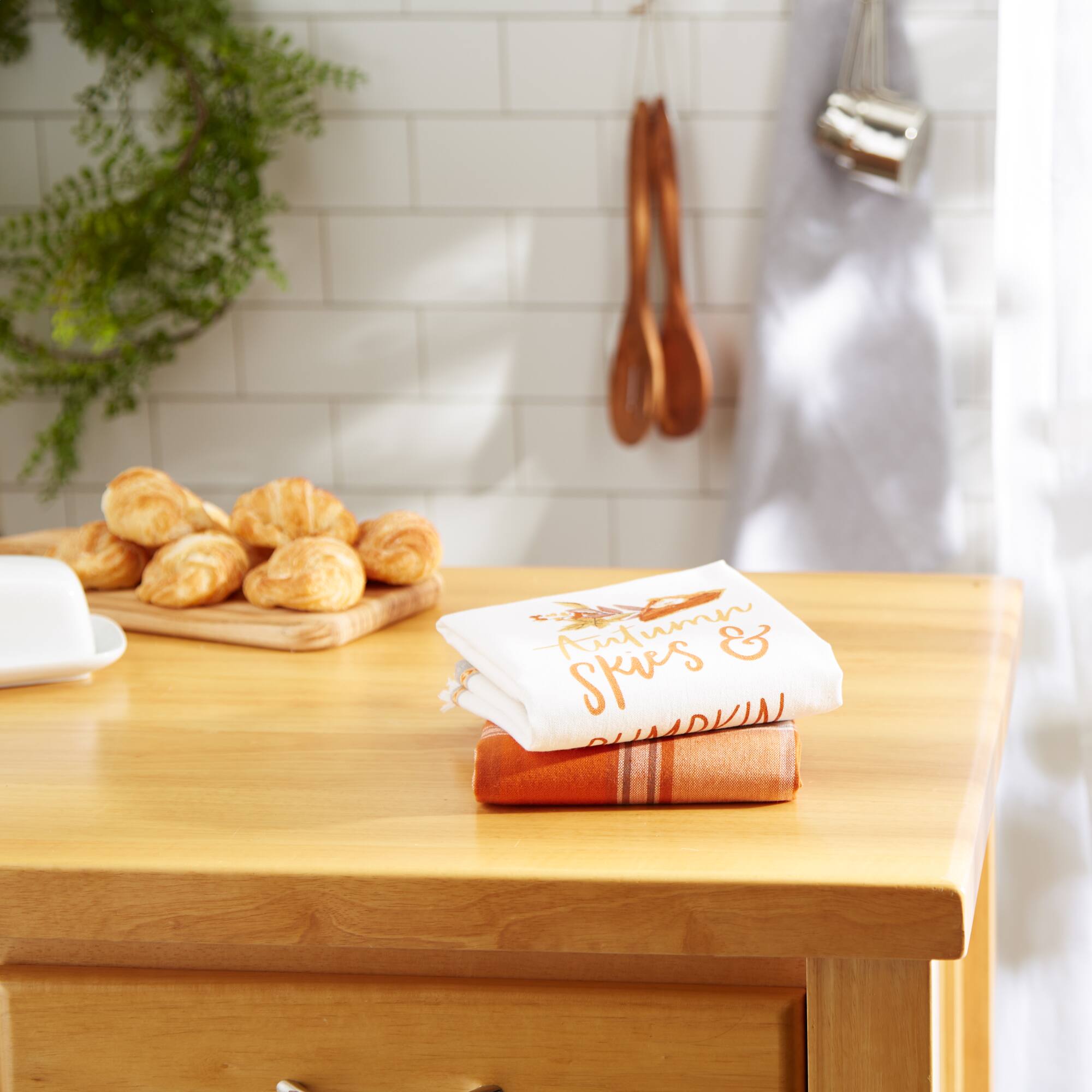 DII® Autumn Skies Pumpkin Pies Dishtowel Set