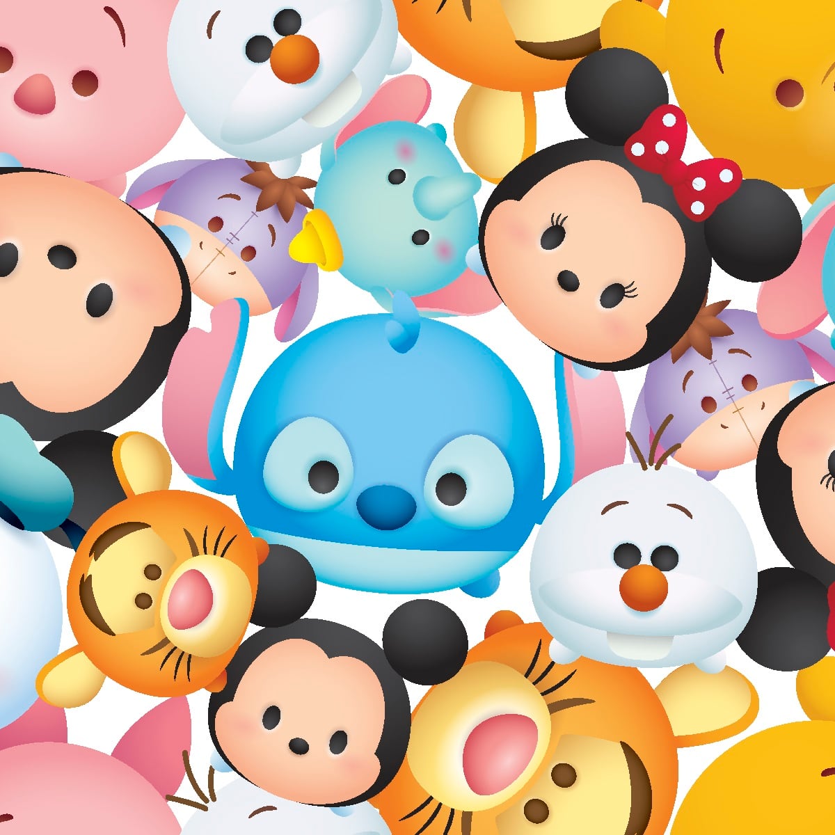Disney® Tsum Tsum Mickey & Friends Multi Fleece Fabric