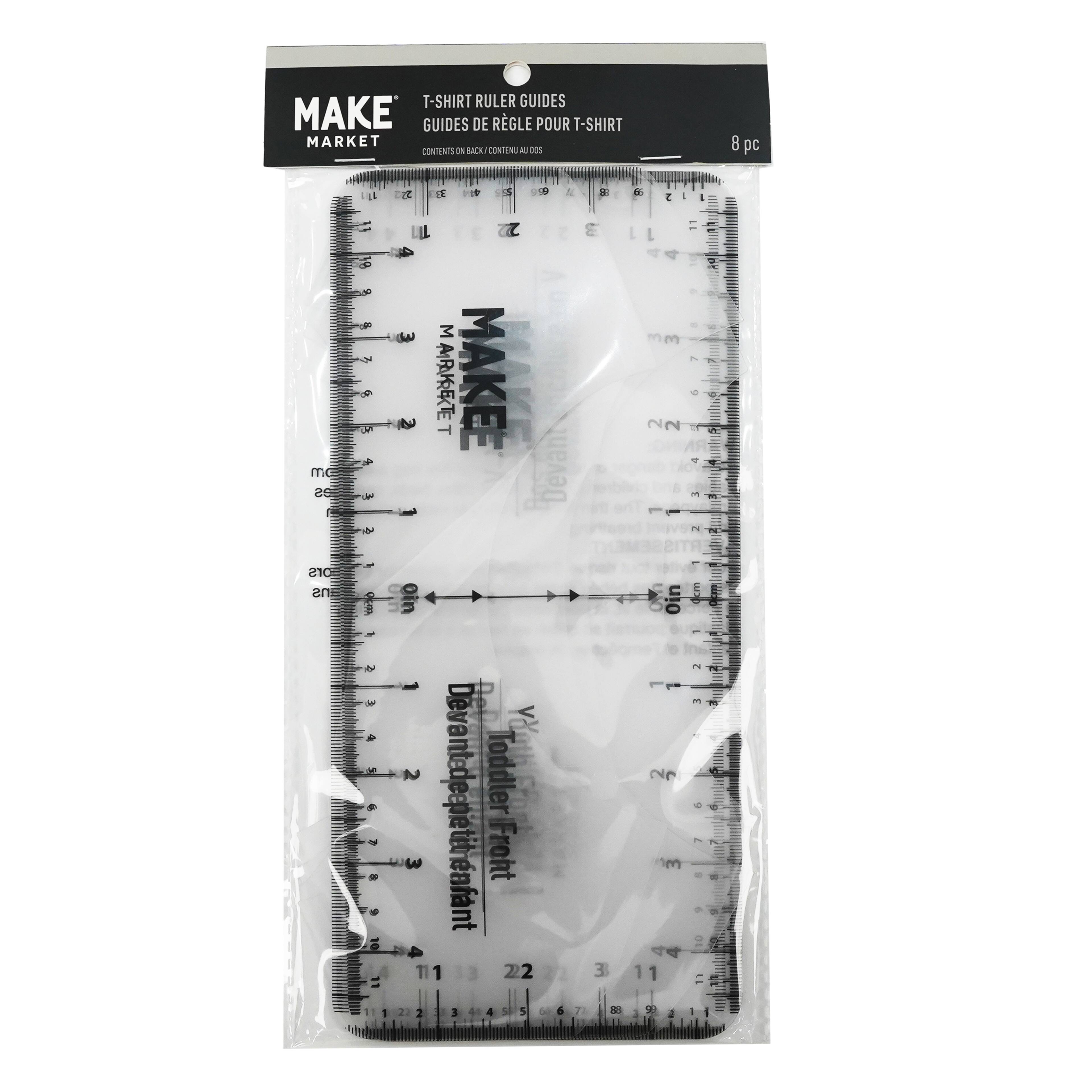 T-Shirt Ruler Guide Set by Make Market®