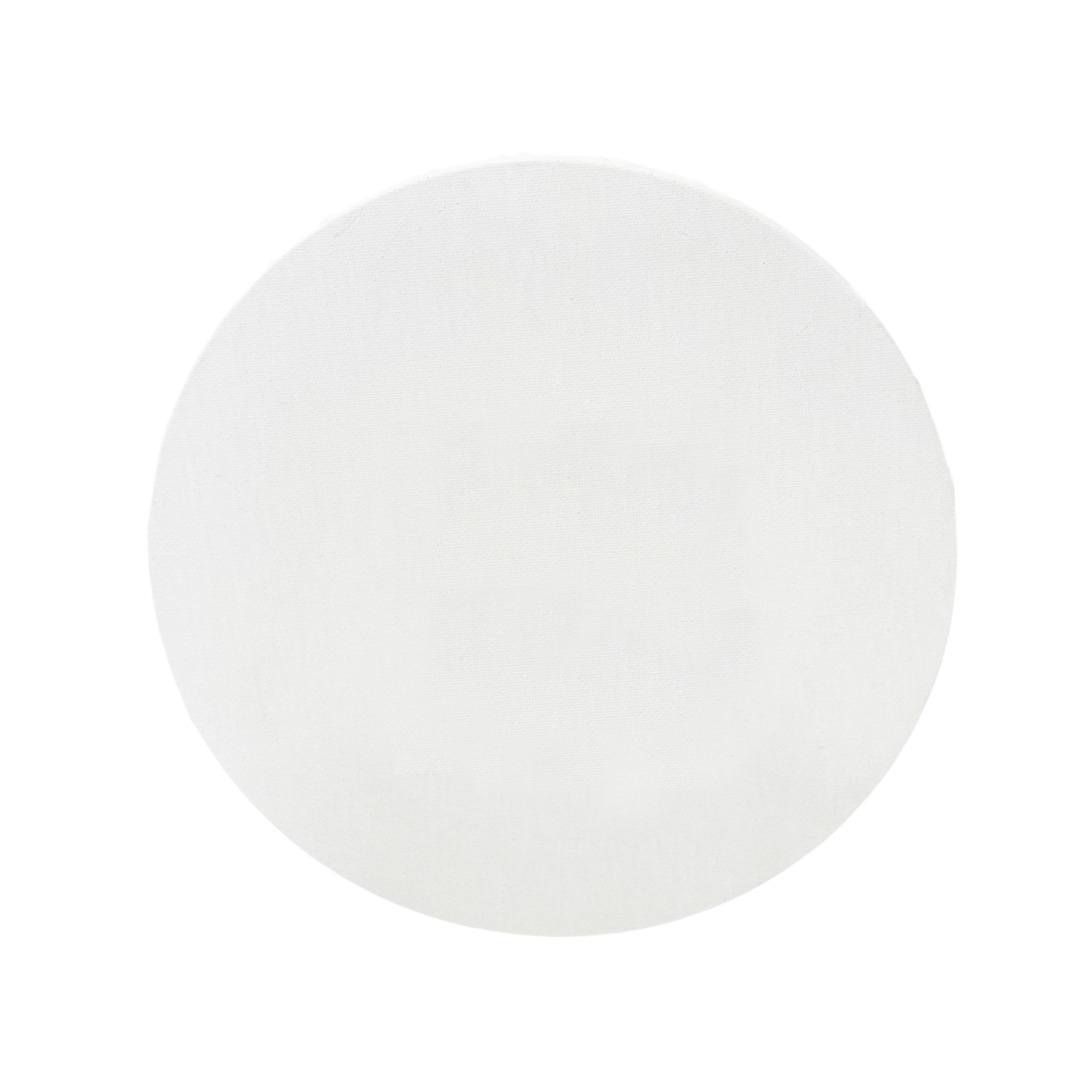 White Round Cotton Duck Canvas by Craft Smart™