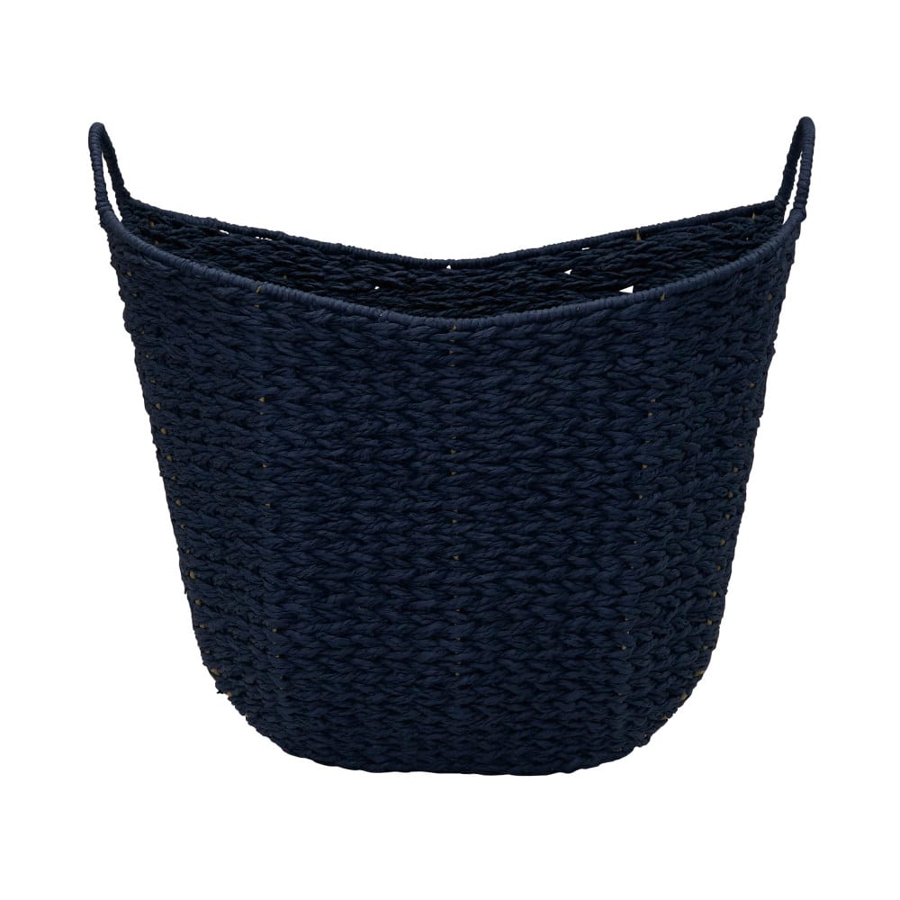 Household Essentials 17.5" Woven Paper Rope Basket with Handles