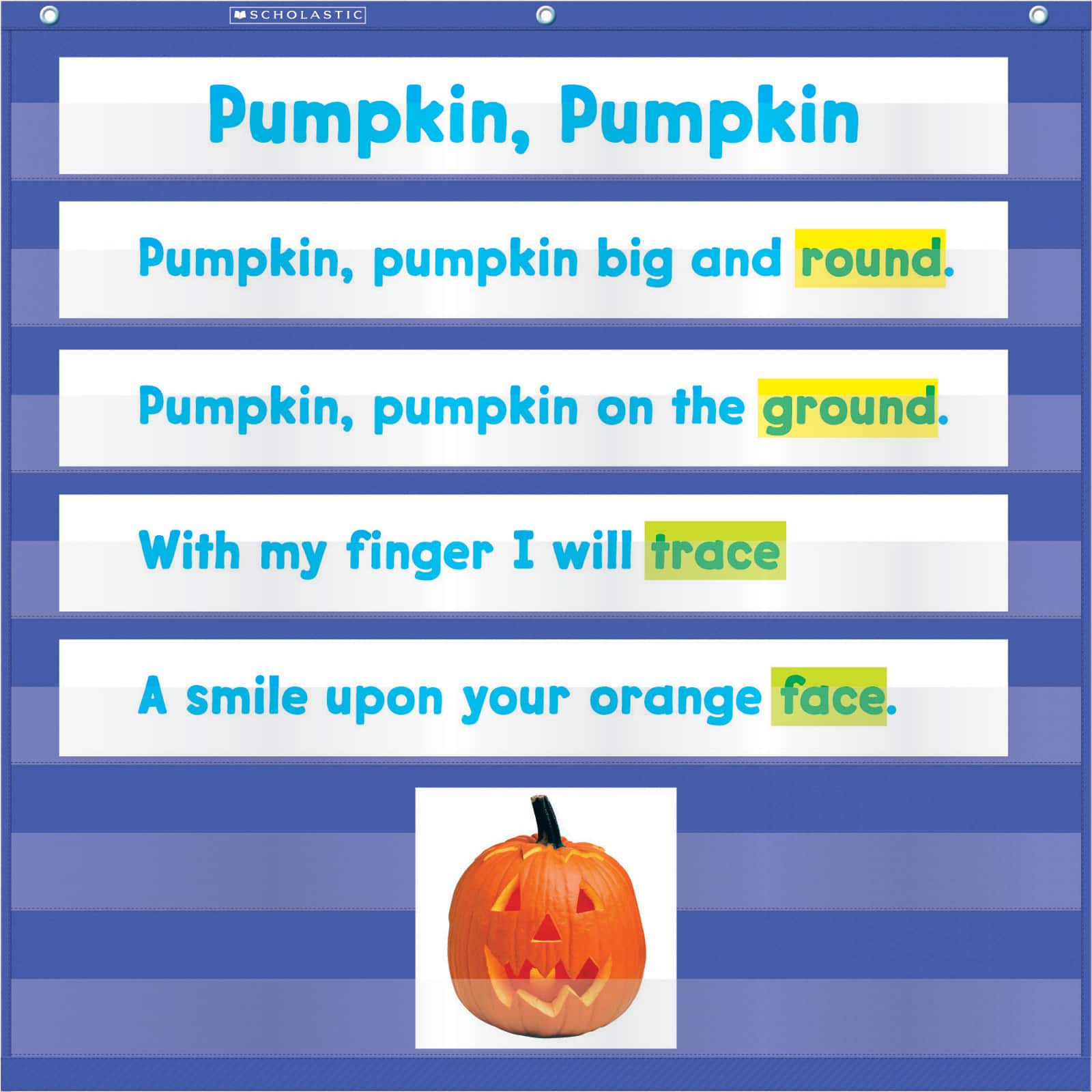 Scholastic 7-Pocket Mini Pocket Chart