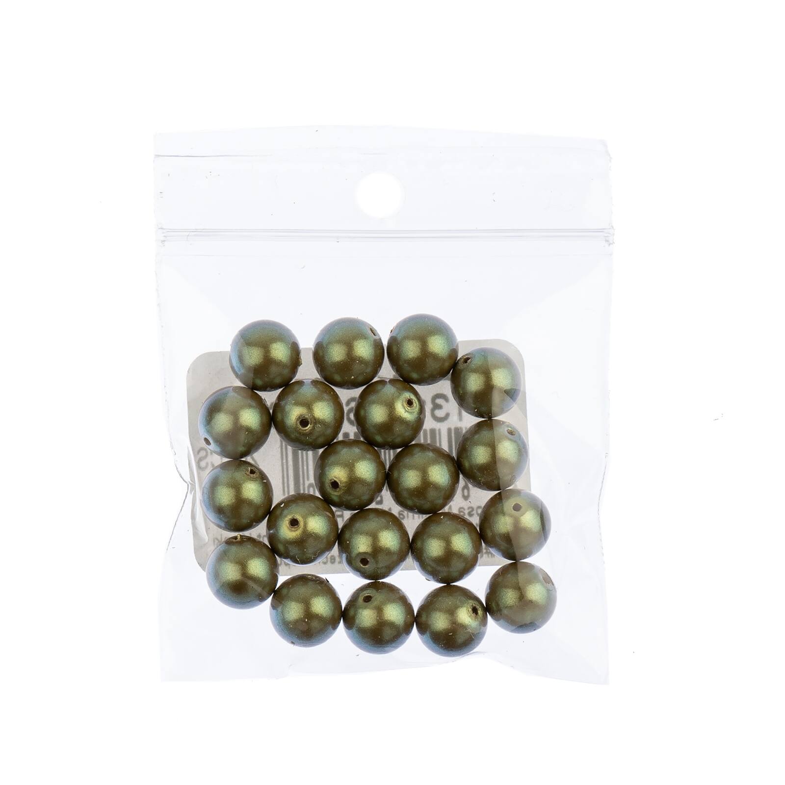Preciosa Maxima 8mm Pearlescent Glass Nacre Pearls