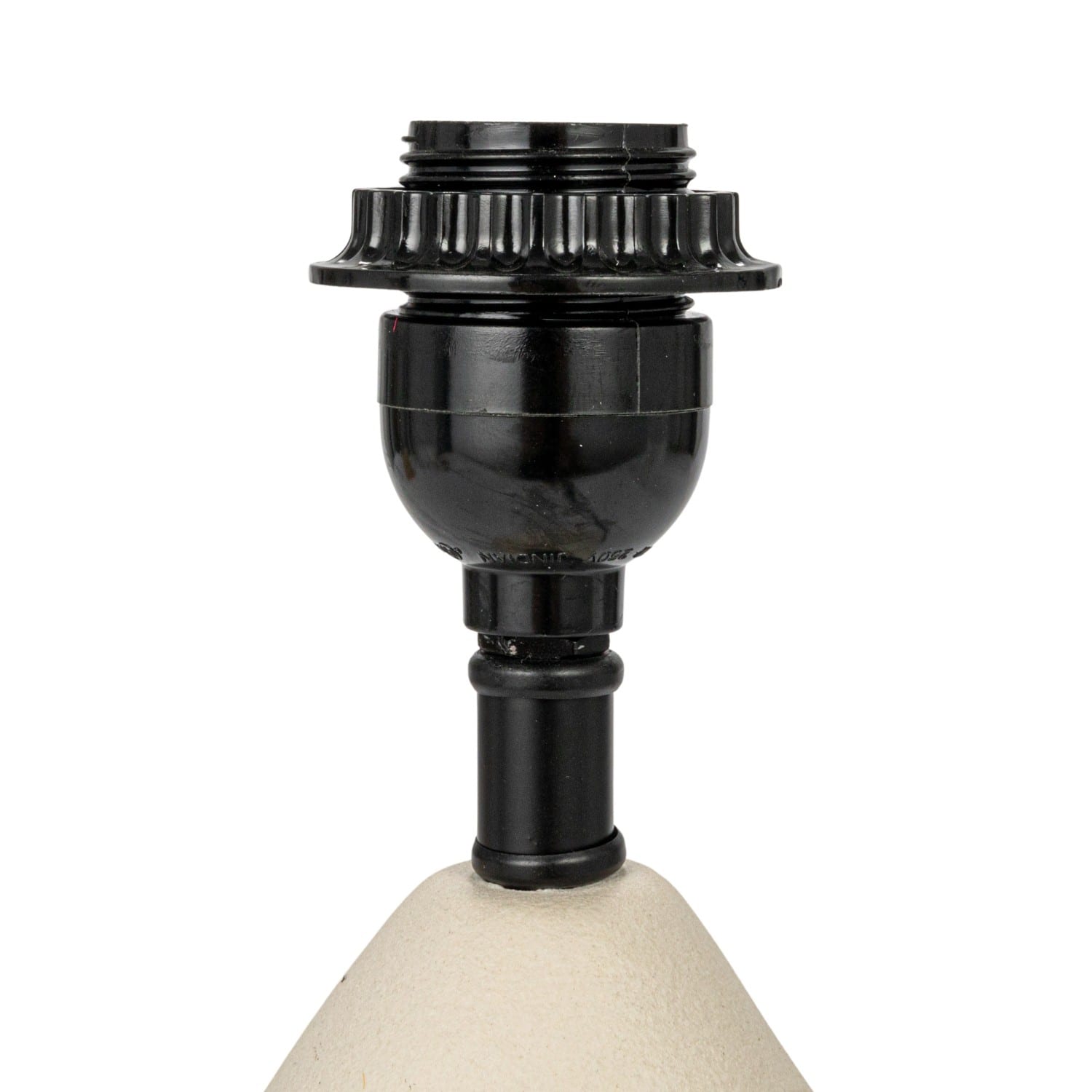 Hello Honey® 16.5" White Volcano Finish Ceramic Table Lamp