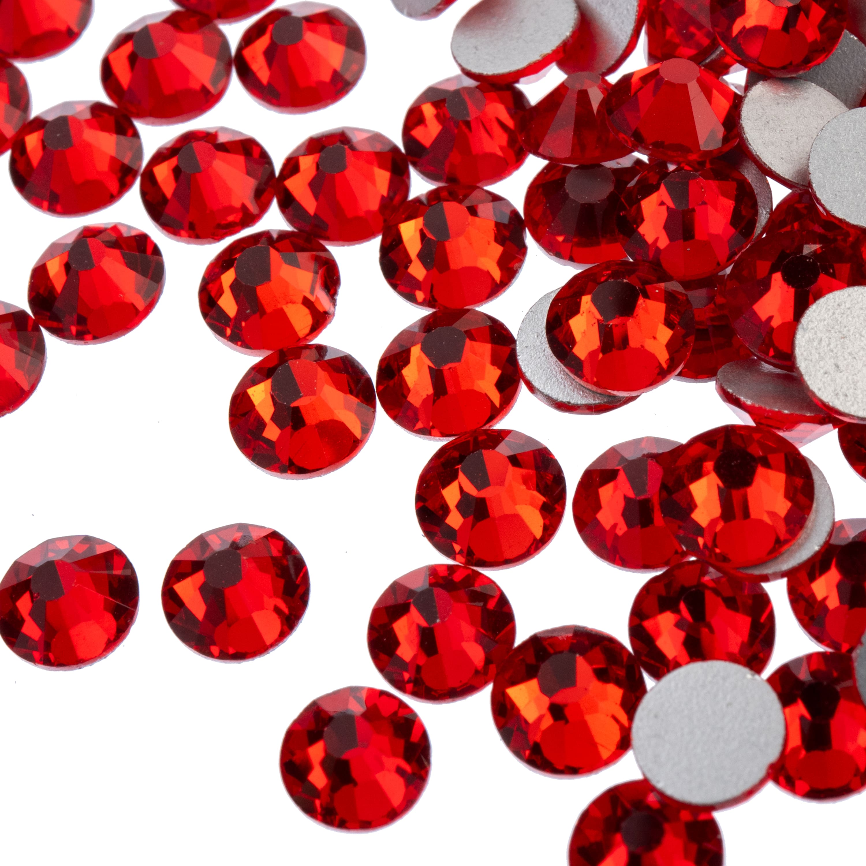 John Bead Crystal Lane SS30 Glass Round Flatback Rhinestones, 72ct.