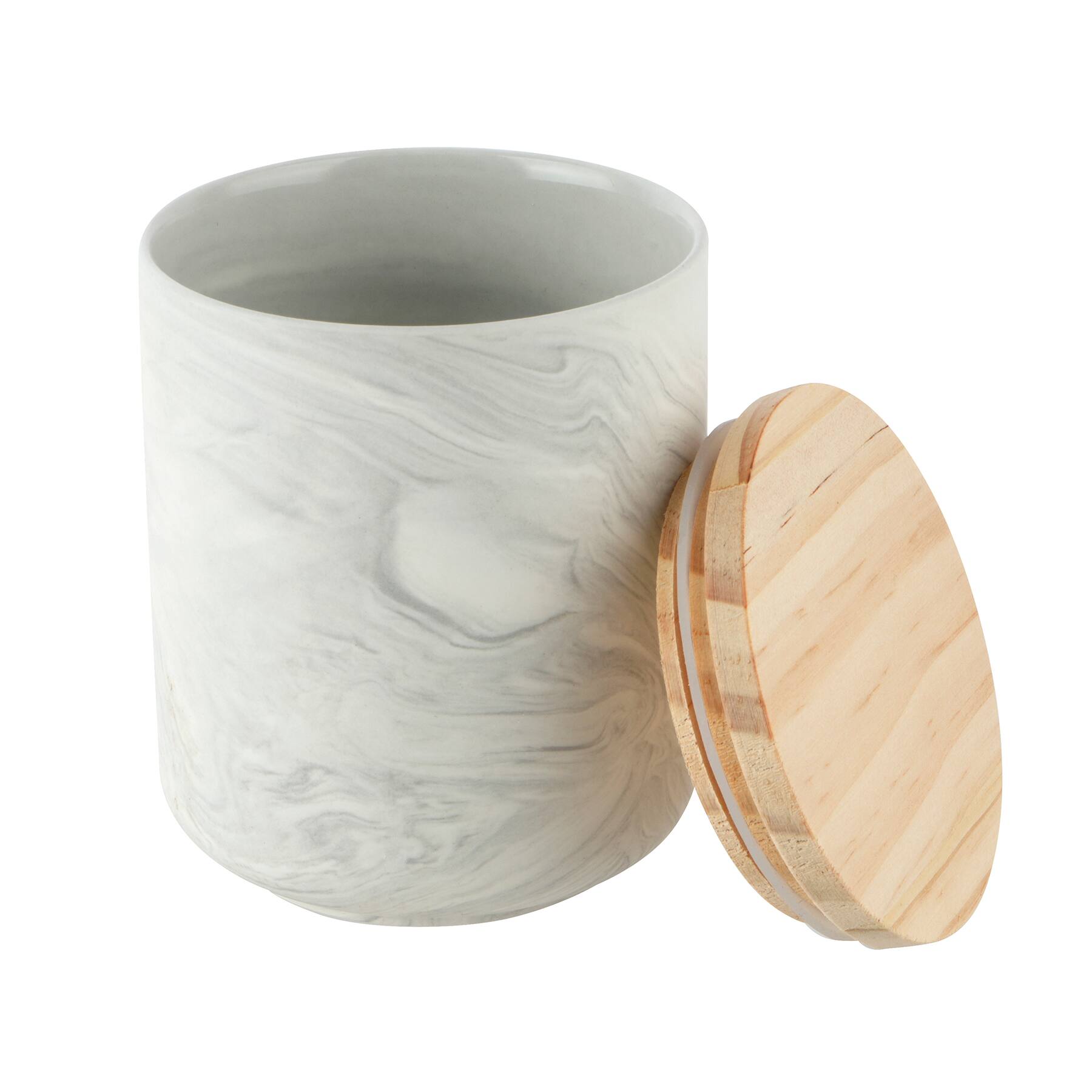 8oz. Glass Candle Jars with Wood Lids