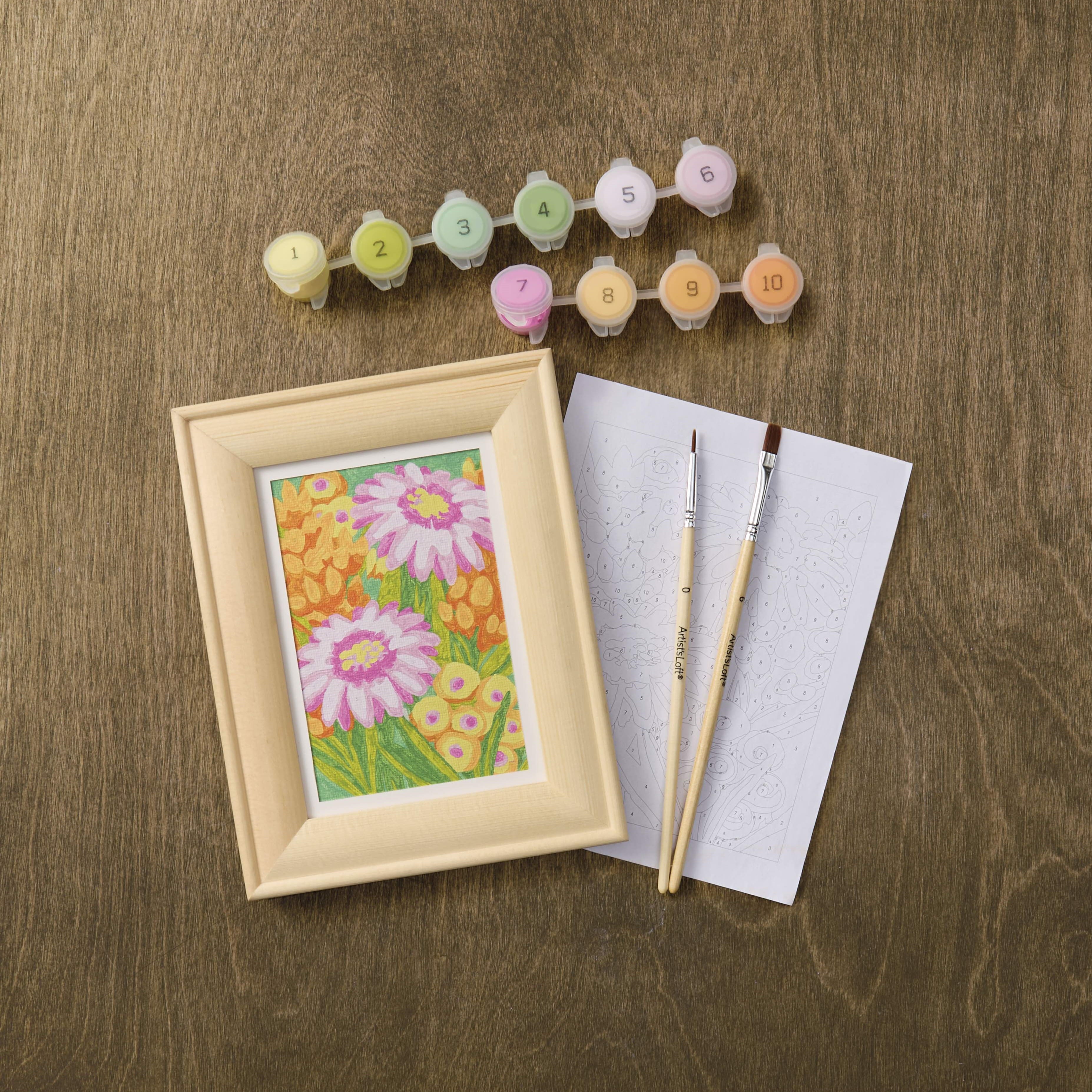 Bouquet Paint-by-Number Framed Mini Kit by Artist's Loft®