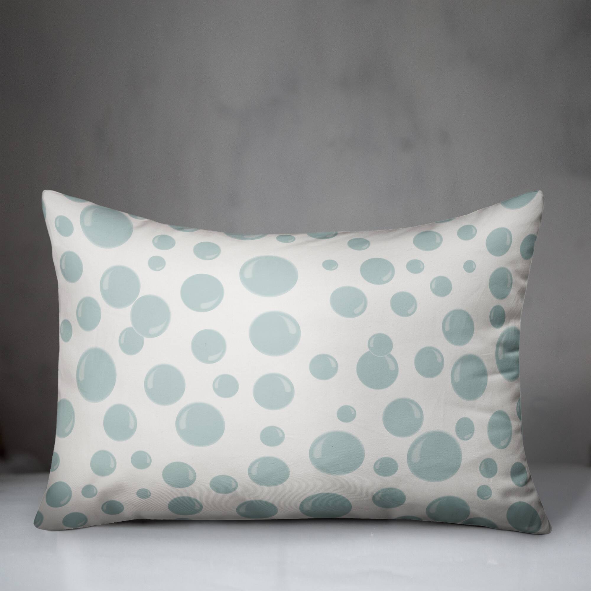Bubbles All Over Throw Pillow
