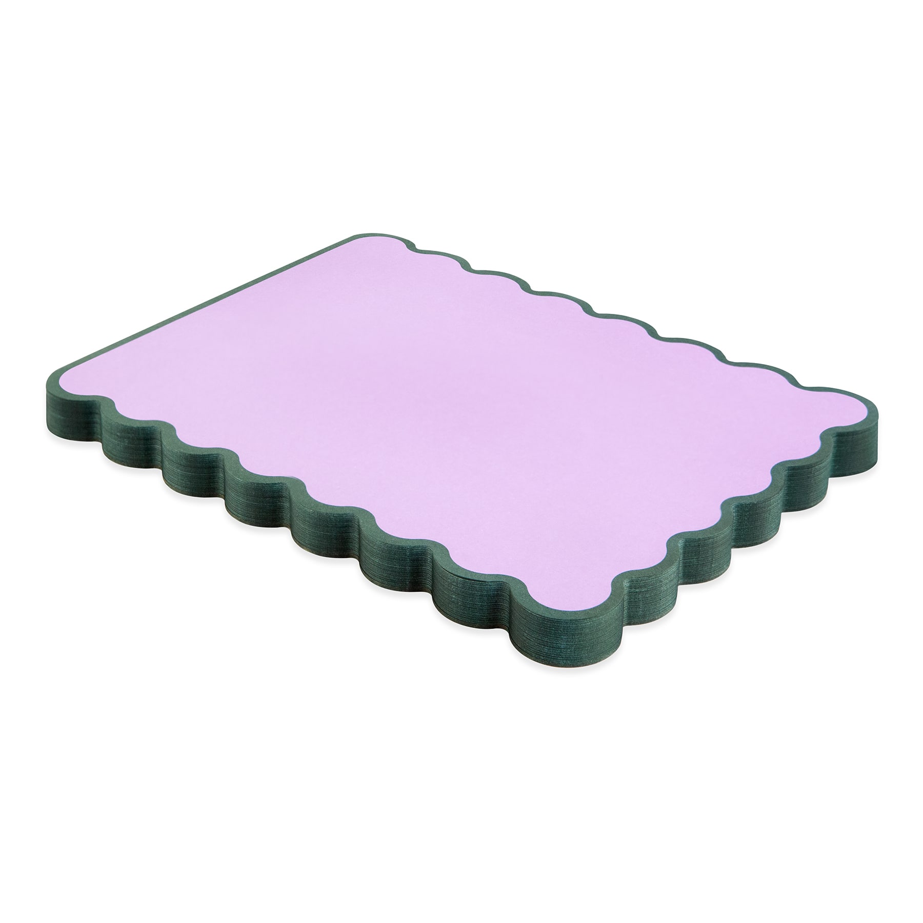 5" x 6.75" Scalloped Lavender List Notepad by Recollections™, 100 Sheets
