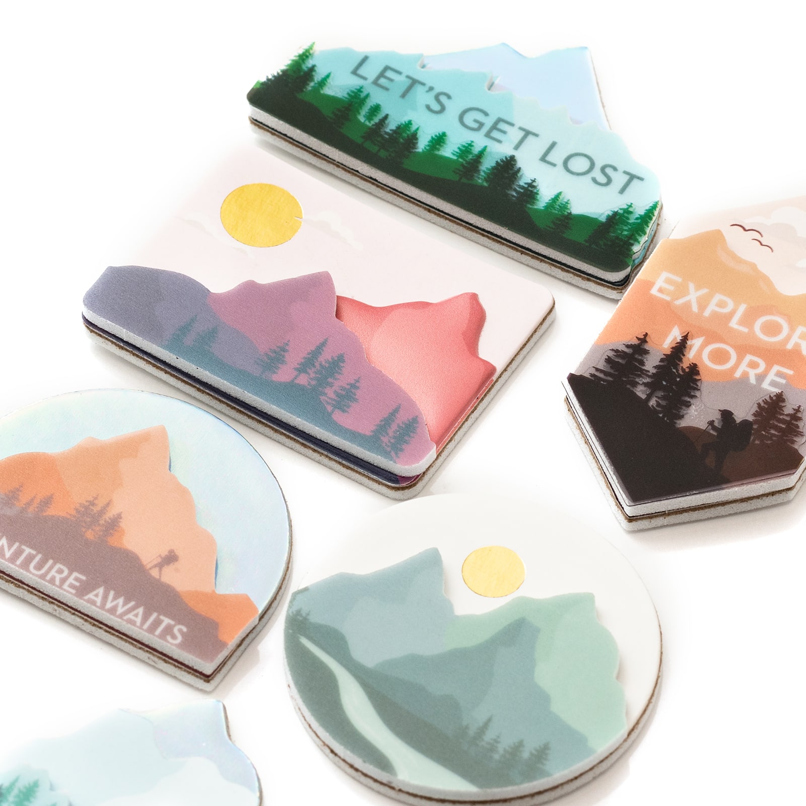 12 Pack: Scenic Mountain Stickers by Recollections™