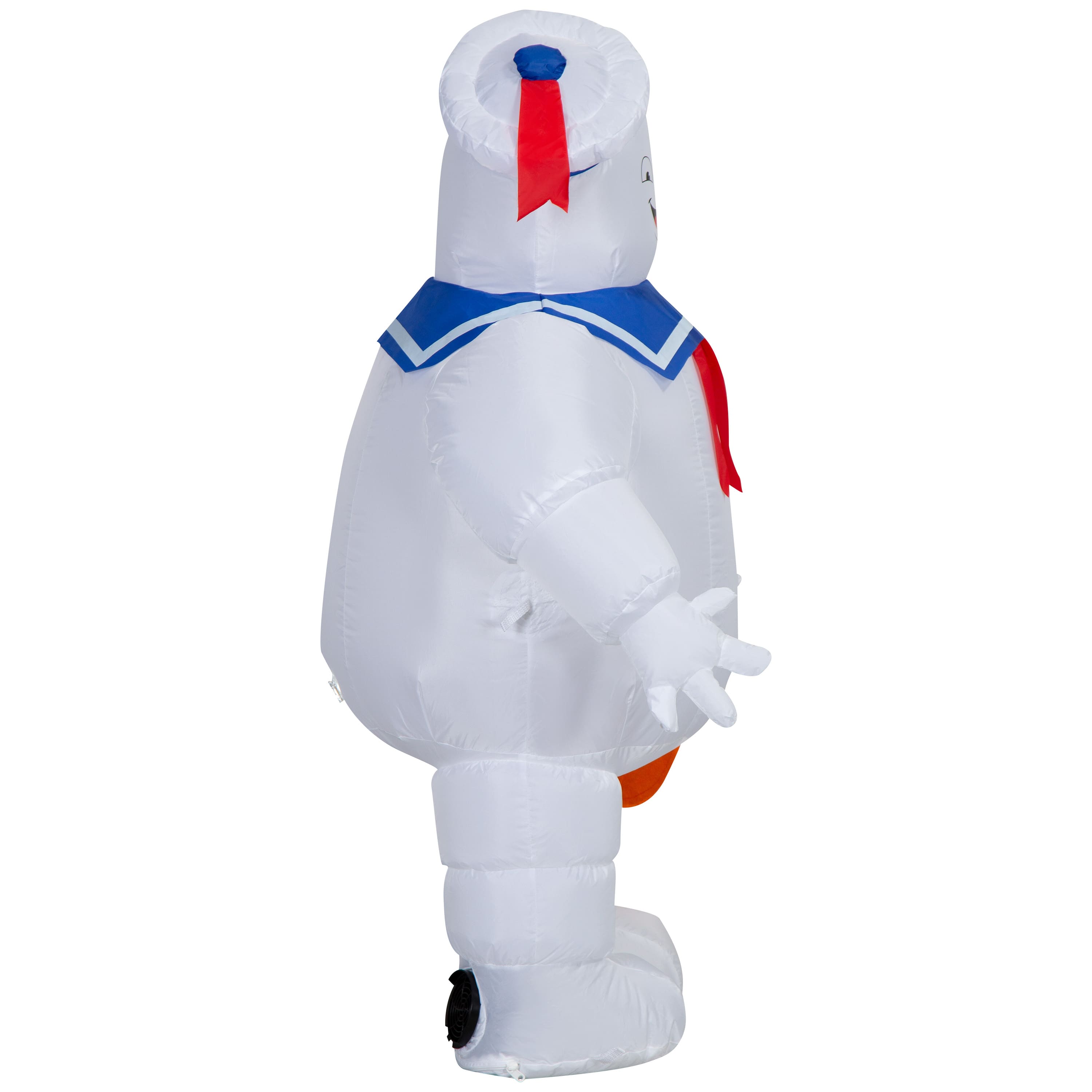 3.5ft. Airblown® Inflatable Ghostbusters Stay Puft Marshmallow Man with Pumpkin Tote Halloween Décor