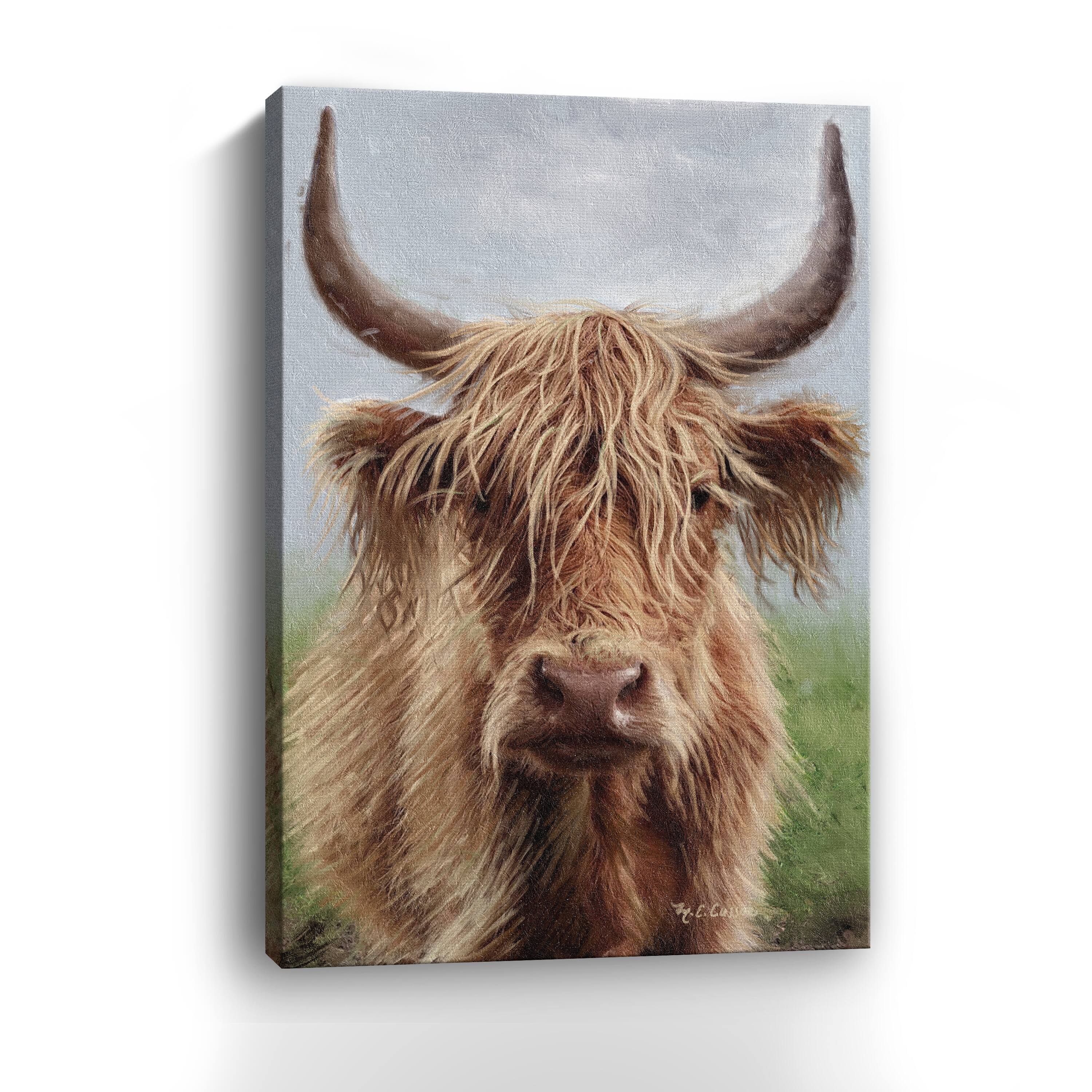 Highland Portrait II Canvas Giclee