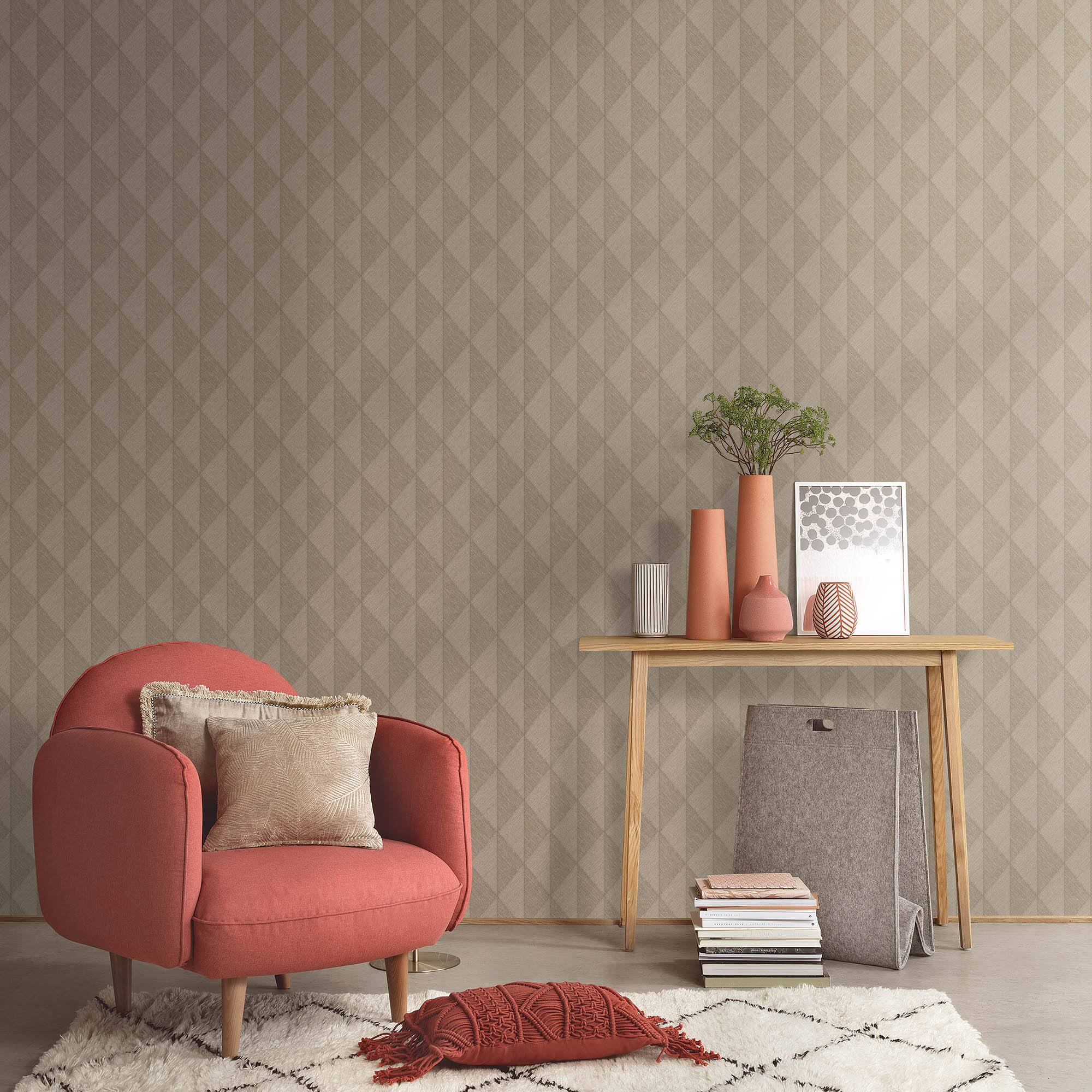 Designs Direct Woven Diamond Whisper Wallpaper