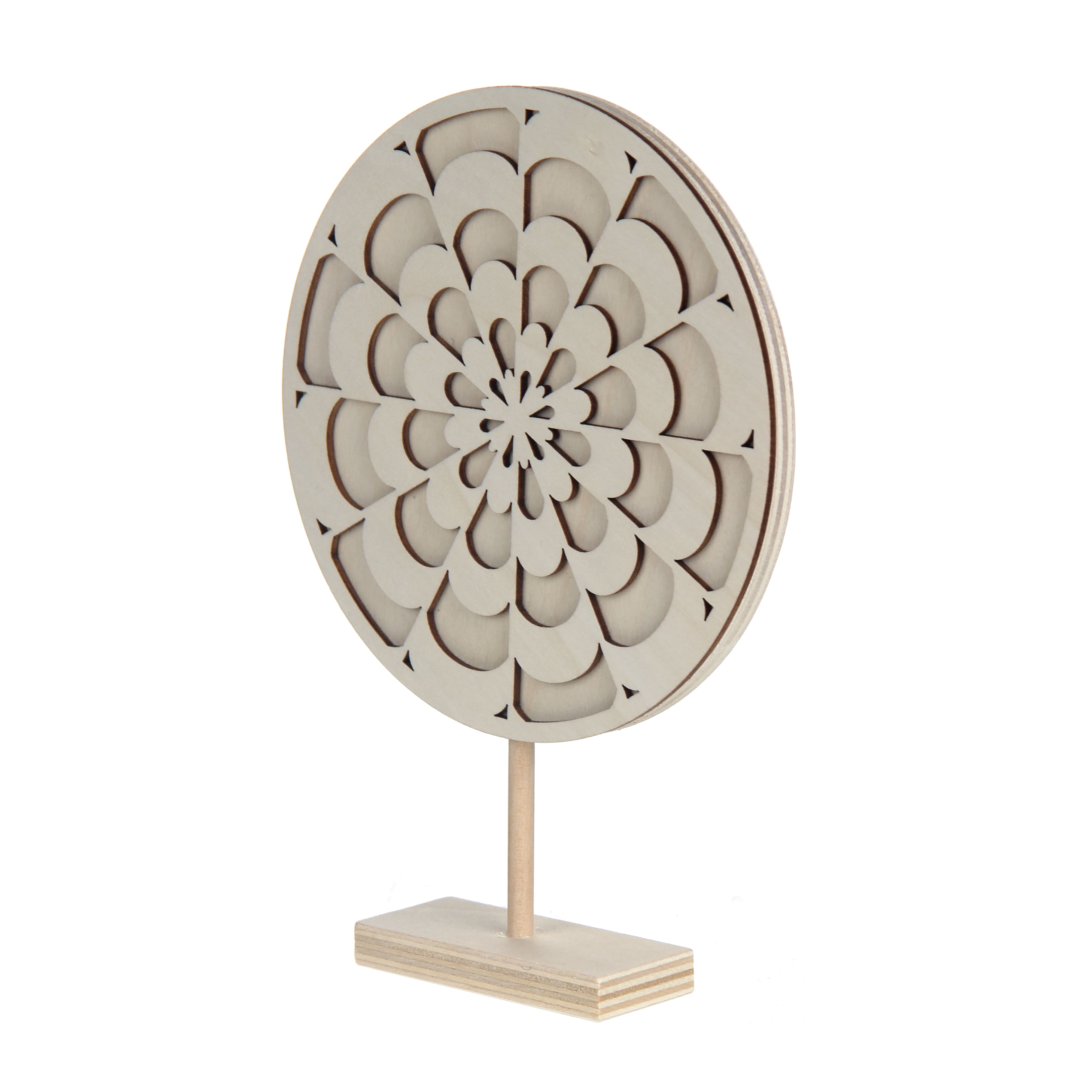 Jonathan Adler x Michaels 8.5" Op Art Flower DIY Wood Tabletop Décor with Stand